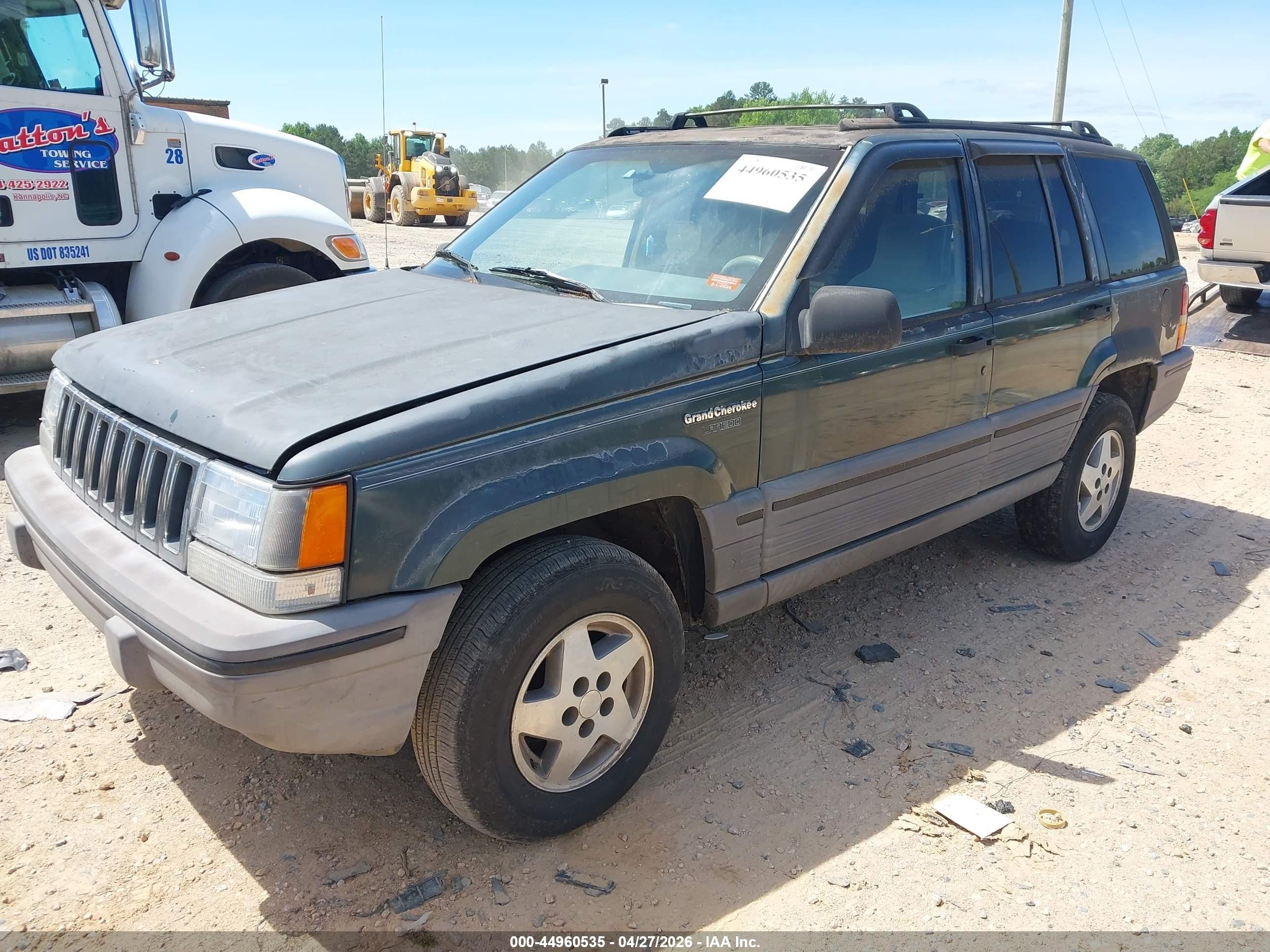 1995 Jeep Grand Cherokee Laredo Зеленый vin: 1J4GZ58S6SC718218