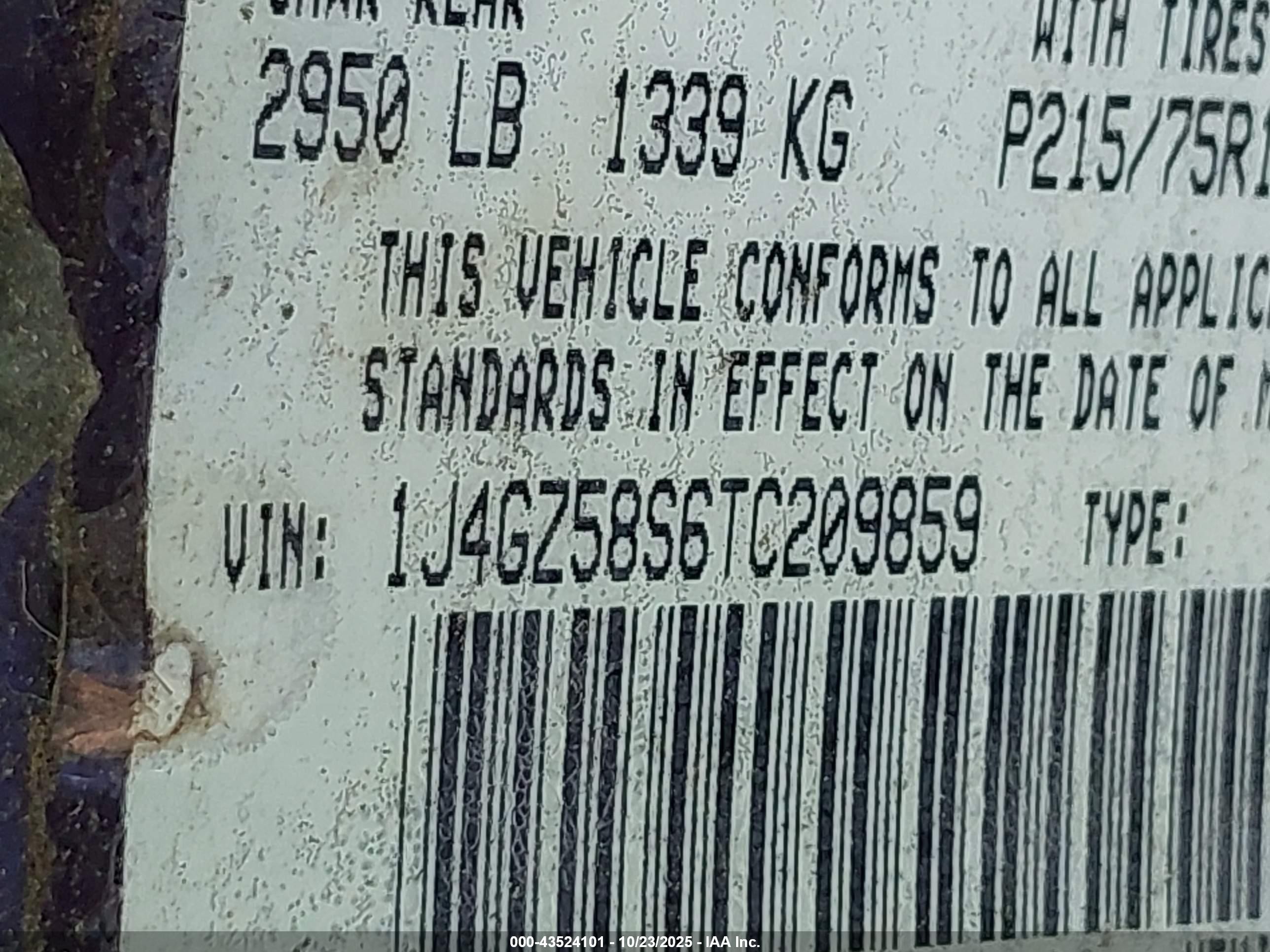 1996 Jeep Grand Cherokee Laredo Коричневый vin: 1J4GZ58S6TC209859