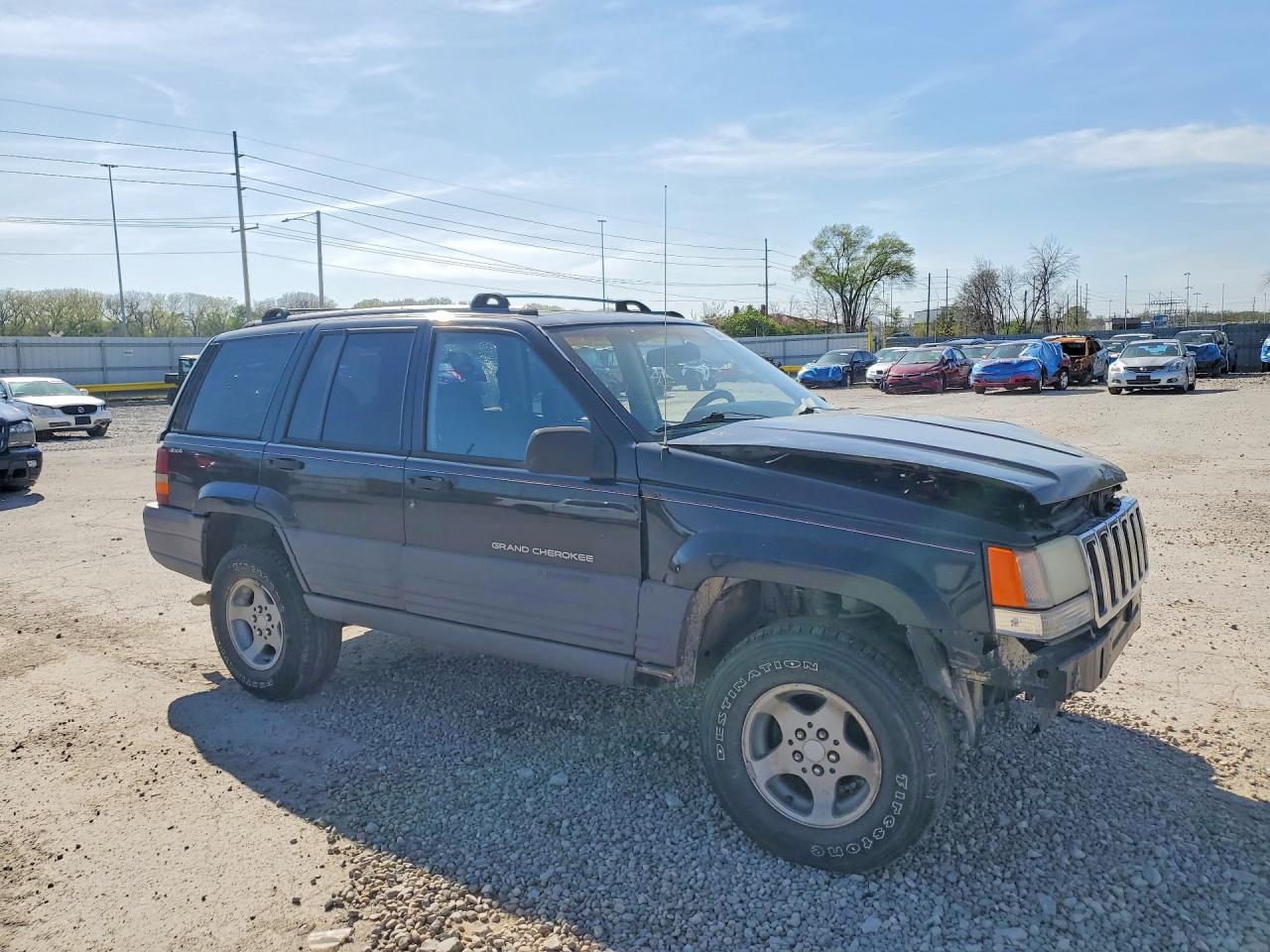 1996 Jeep Grand Cherokee Laredo Black vin: 1J4GZ58S6TC356568