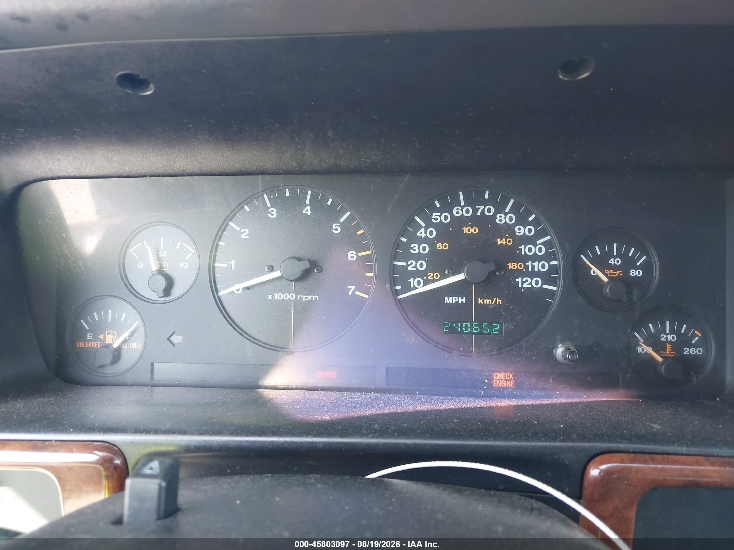 1997 Jeep Grand Cherokee Laredo/tsi White vin: 1J4GZ58S6VC707269