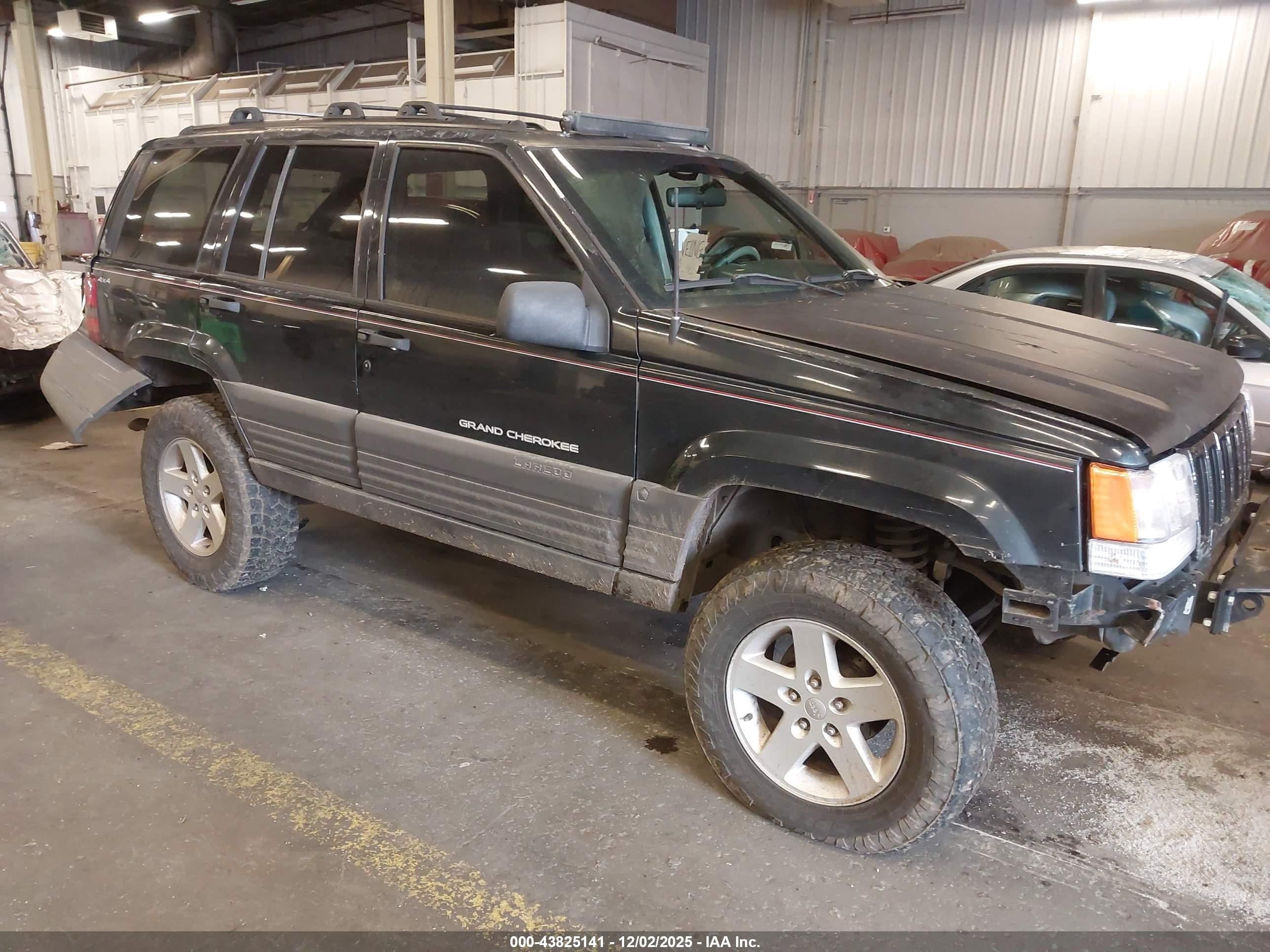 1996 Jeep Grand Cherokee Laredo Black vin: 1J4GZ58S7TC194255