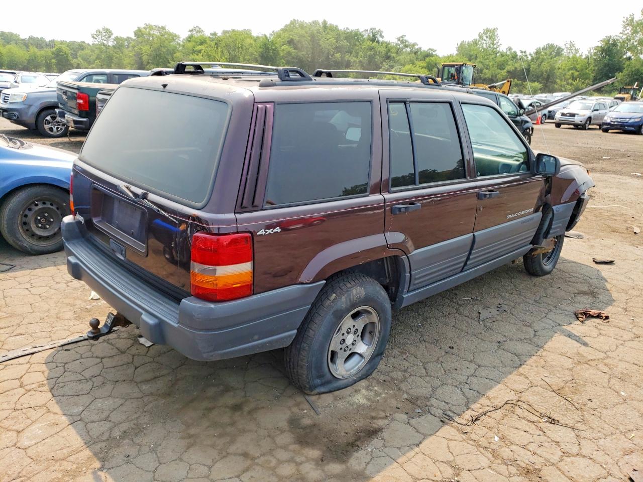 1997 Jeep Grand Cherokee Laredo/tsi Burgundy vin: 1J4GZ58S7VC546995
