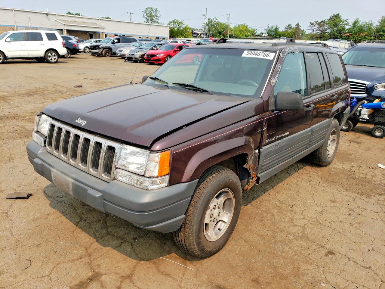 1997 Jeep Grand Cherokee Laredo/tsi Burgundy vin: 1J4GZ58S7VC546995