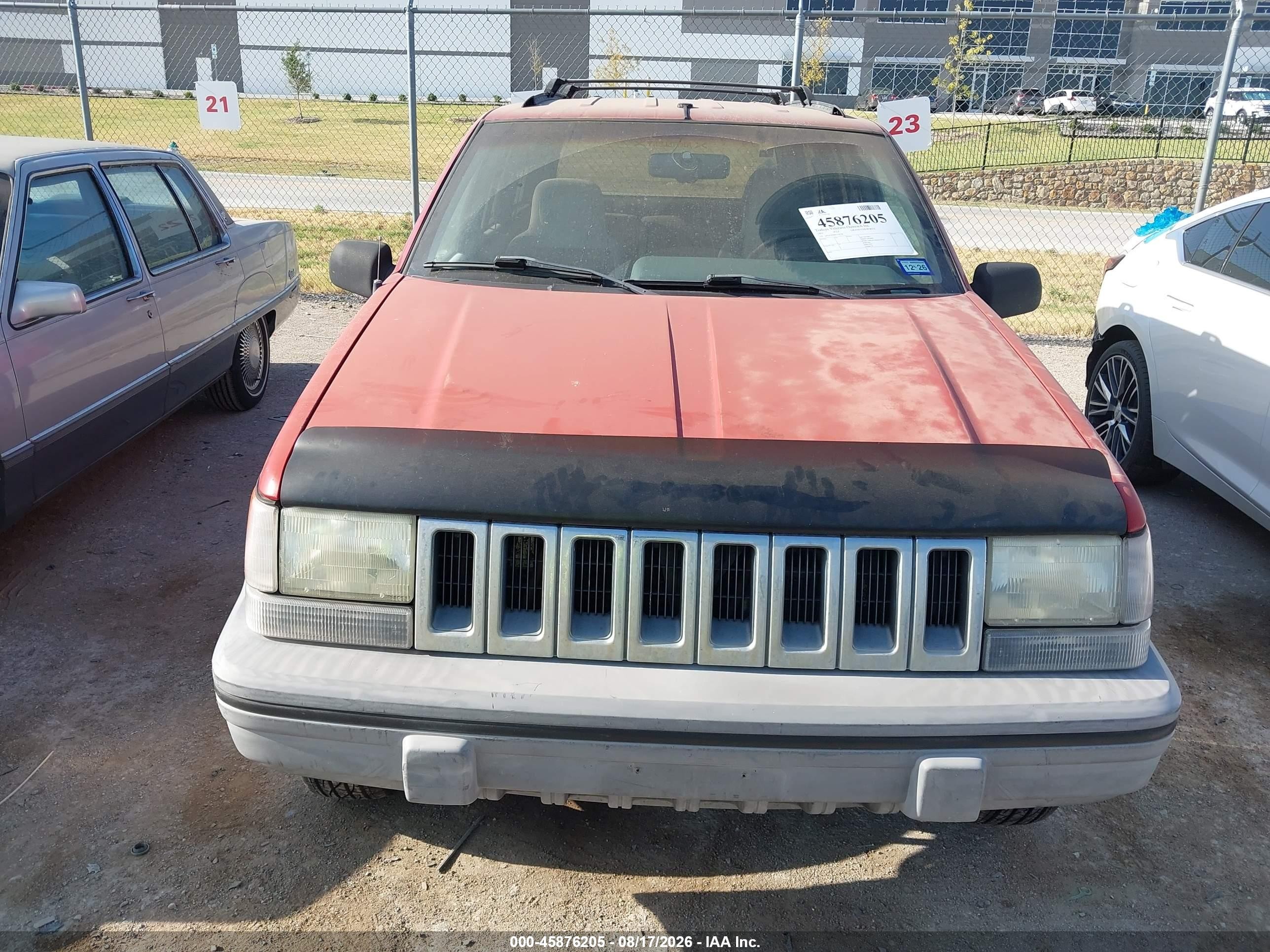 1993 Jeep Grand Cherokee Laredo Красный vin: 1J4GZ58S8PC118758