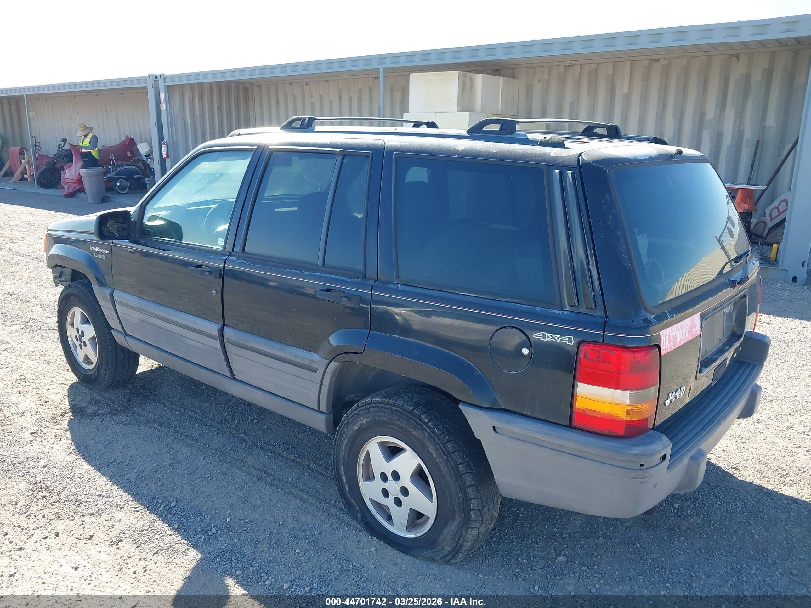 1995 Jeep Grand Cherokee Laredo Black vin: 1J4GZ58S8SC697954