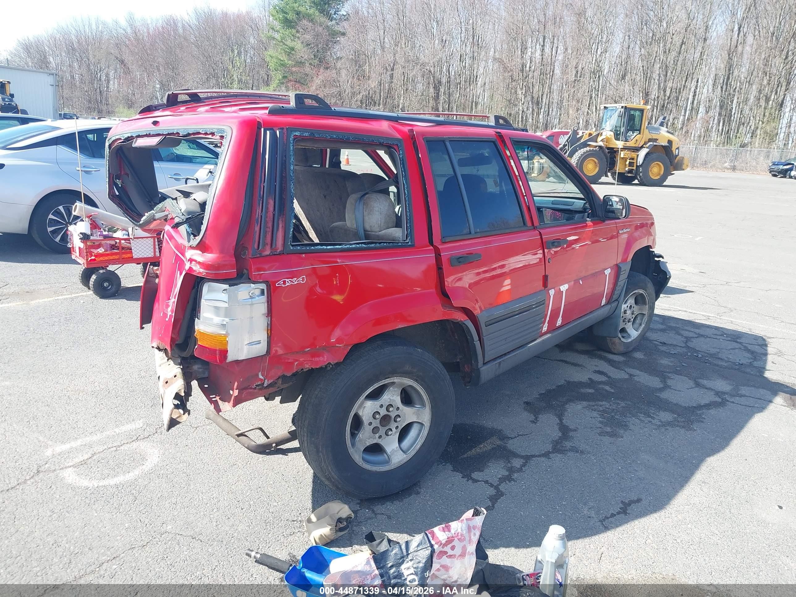 1995 Jeep Grand Cherokee Laredo Красный vin: 1J4GZ58S8SC774614