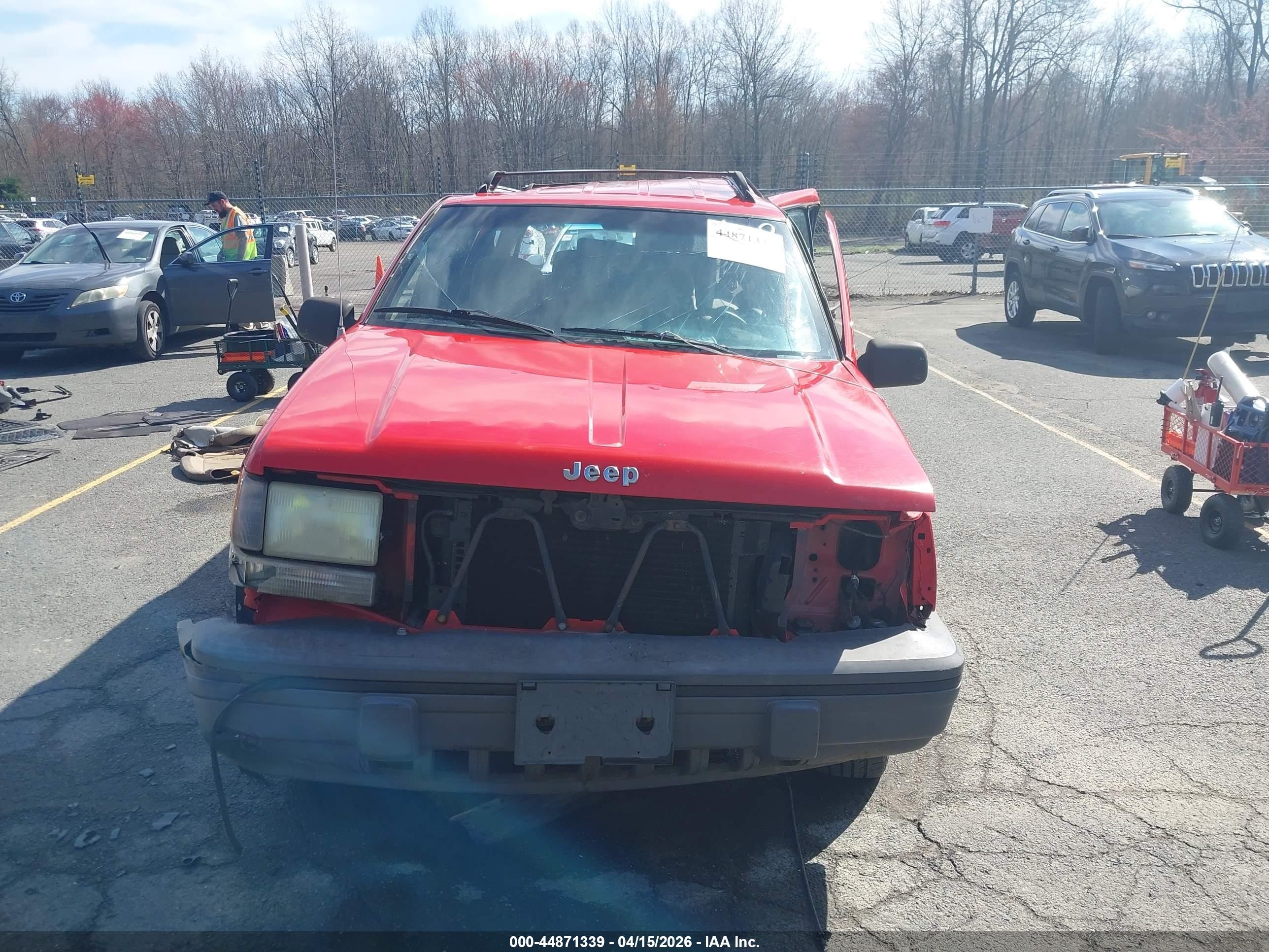 1995 Jeep Grand Cherokee Laredo Красный vin: 1J4GZ58S8SC774614