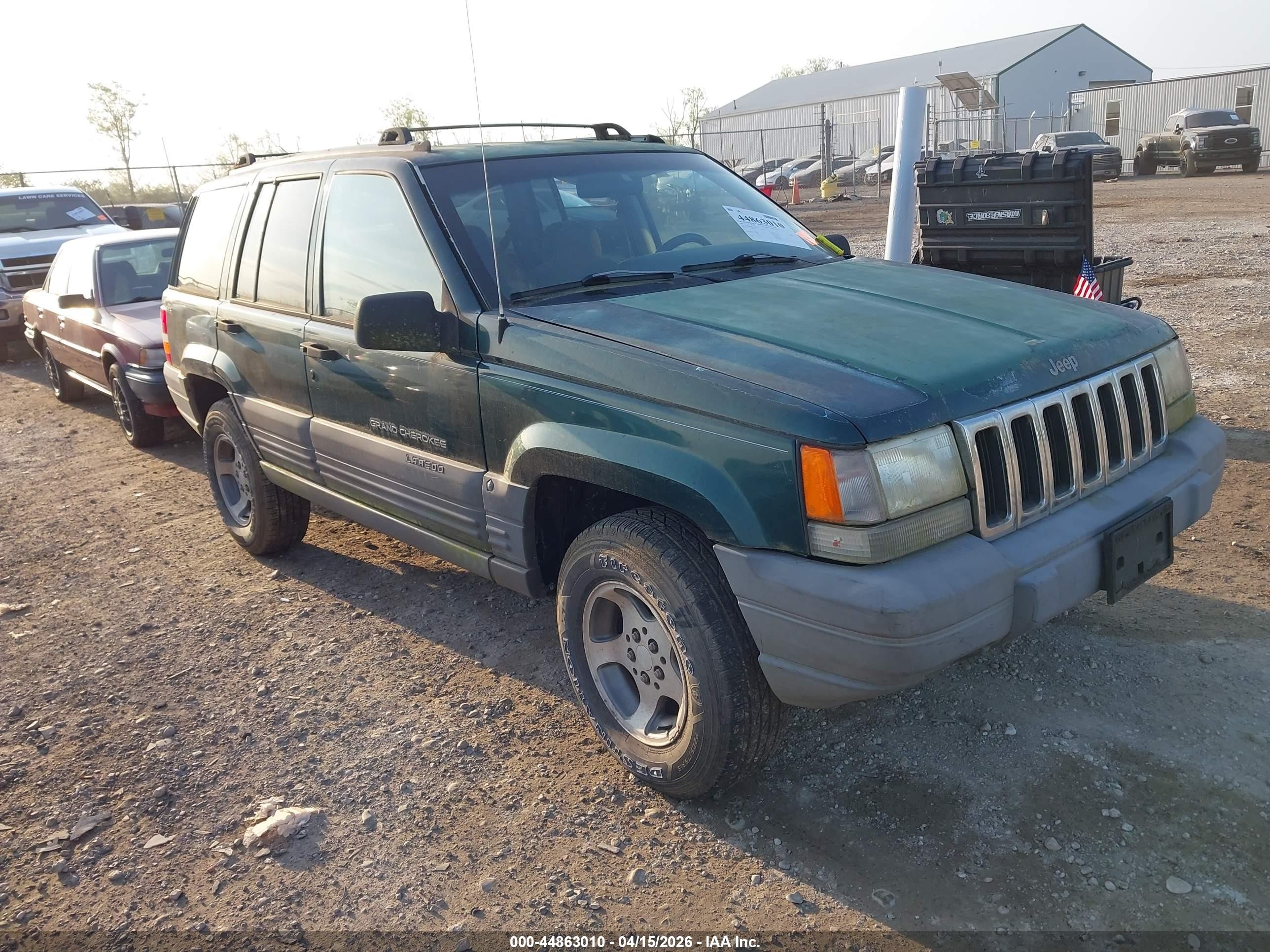 1996 Jeep Grand Cherokee Laredo Green vin: 1J4GZ58S8TC222578