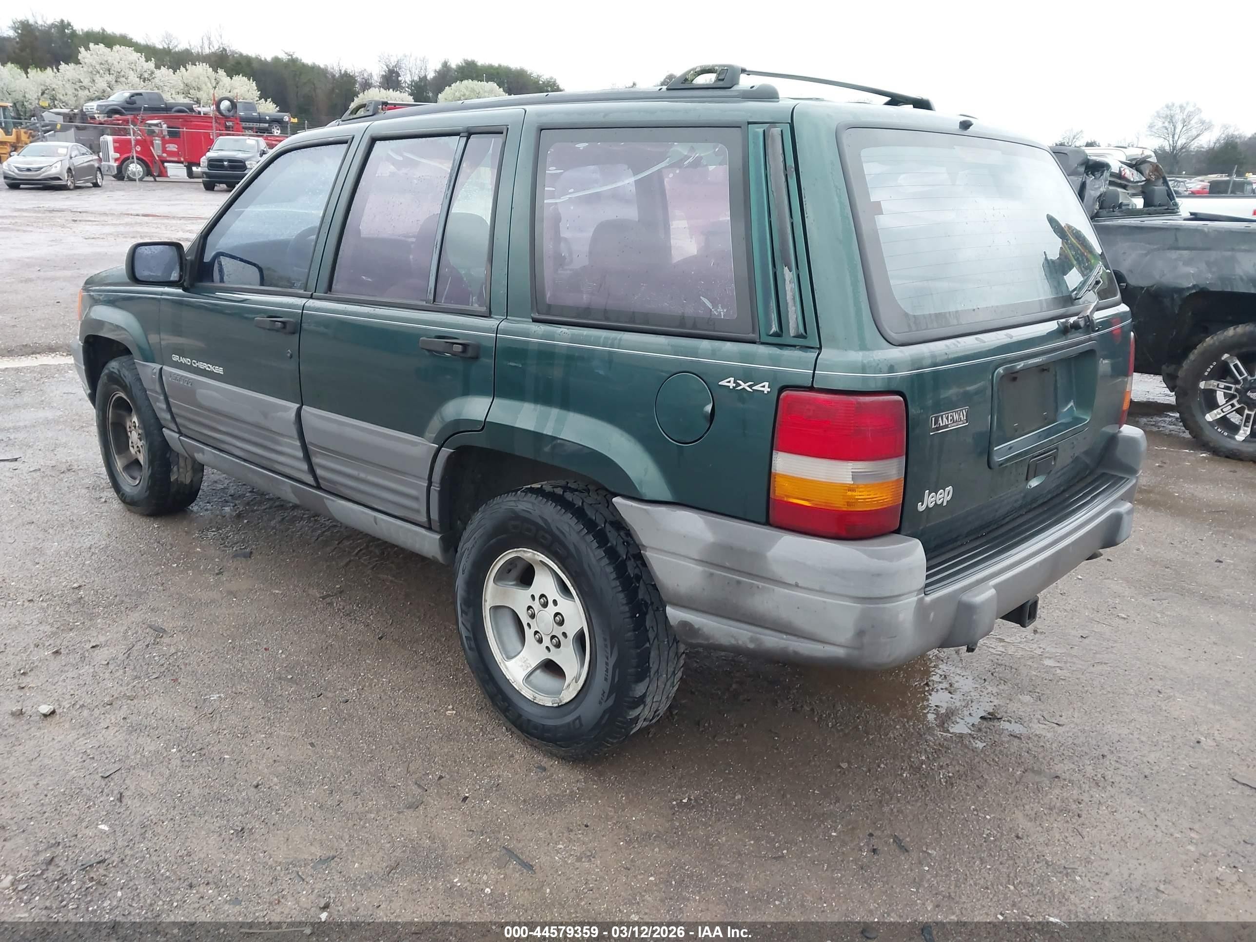 1996 Jeep Grand Cherokee Laredo Зеленый vin: 1J4GZ58S9TC162407