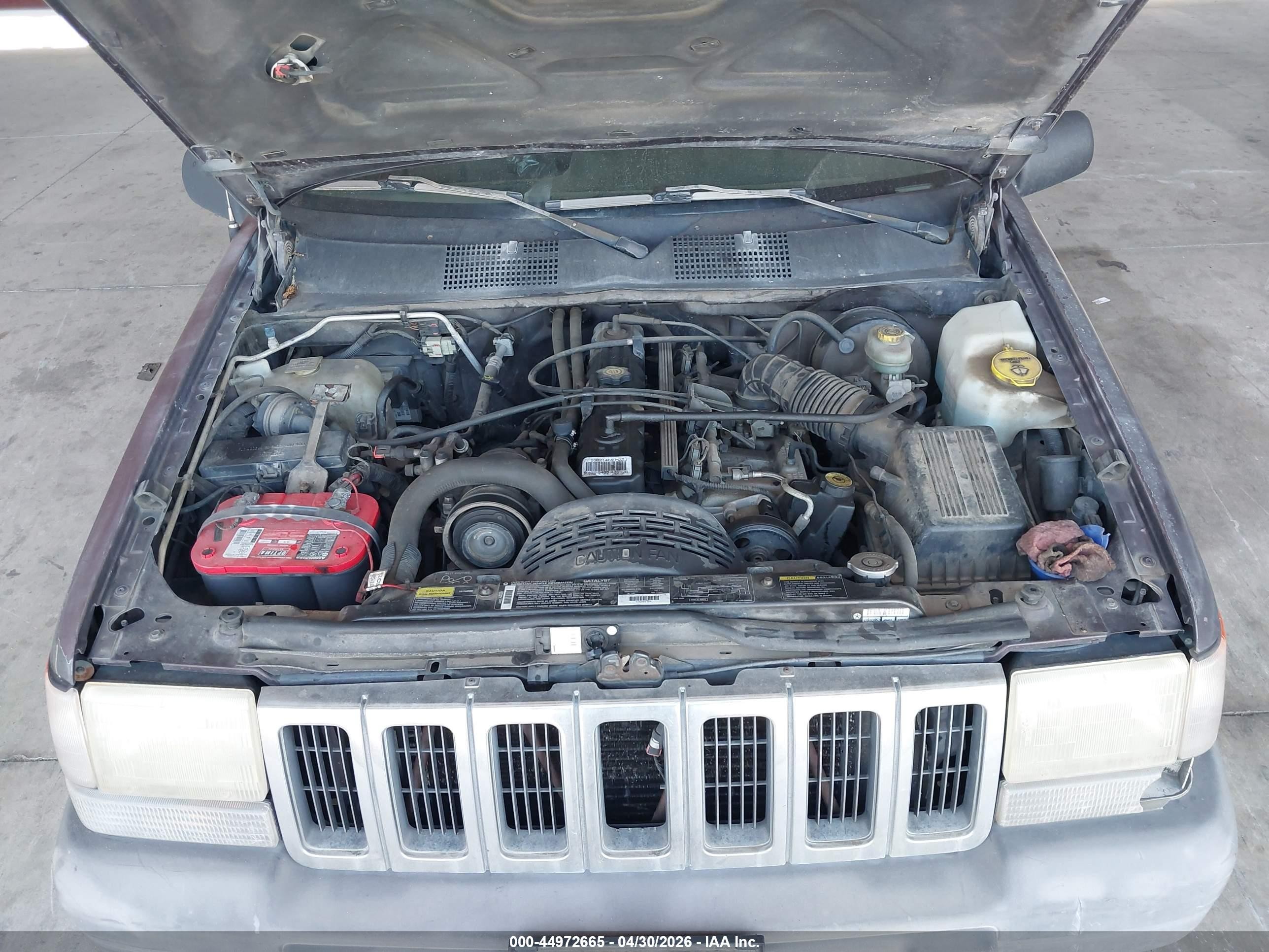 1996 Jeep Grand Cherokee Laredo Red vin: 1J4GZ58S9TC166439
