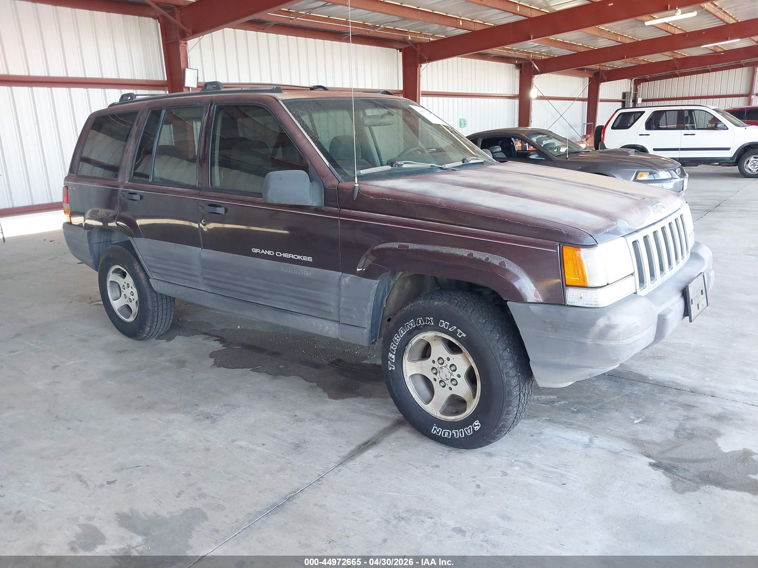 1996 Jeep Grand Cherokee Laredo Red vin: 1J4GZ58S9TC166439