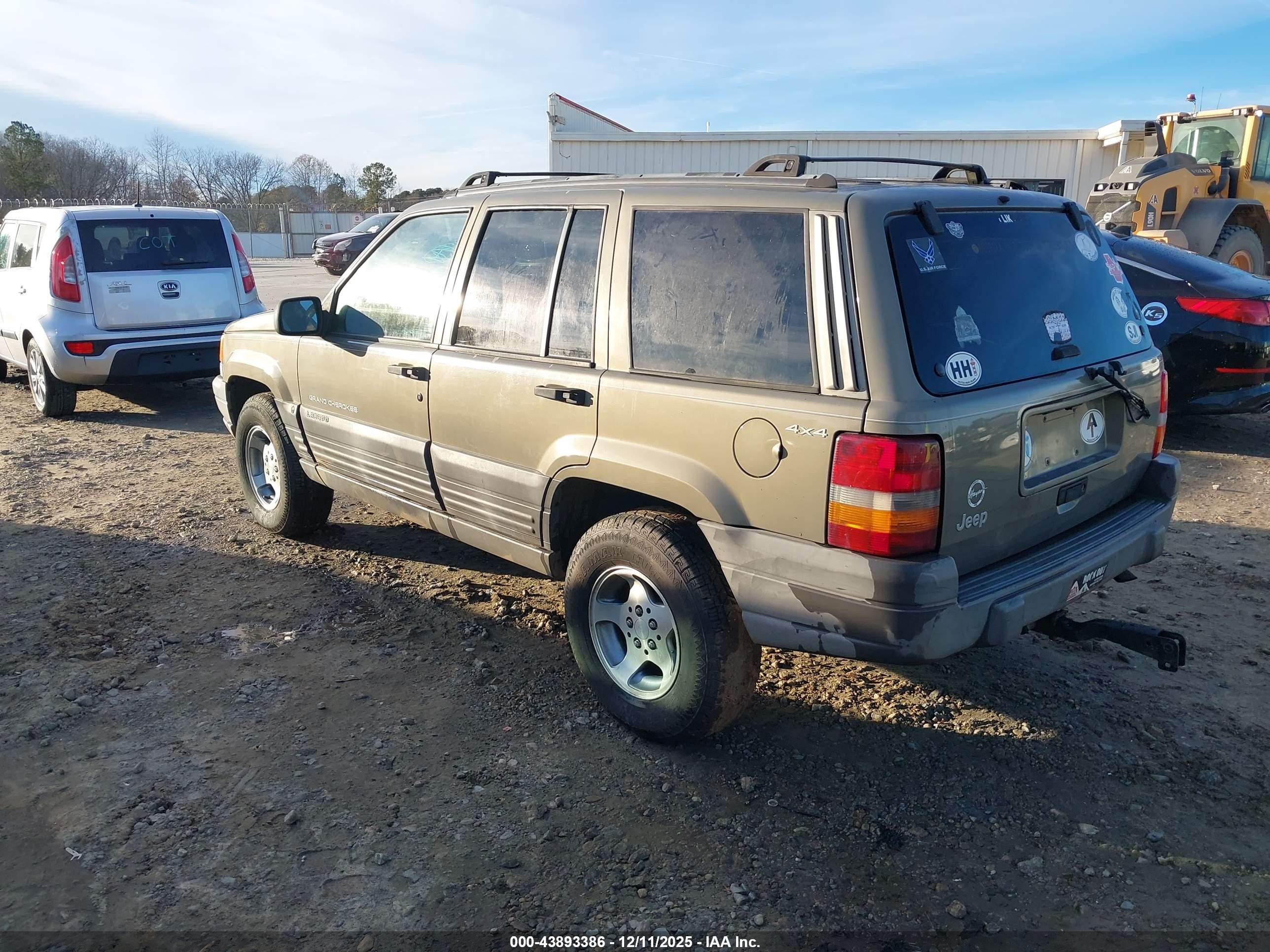 1996 Jeep Grand Cherokee Laredo Gold vin: 1J4GZ58S9TC320552