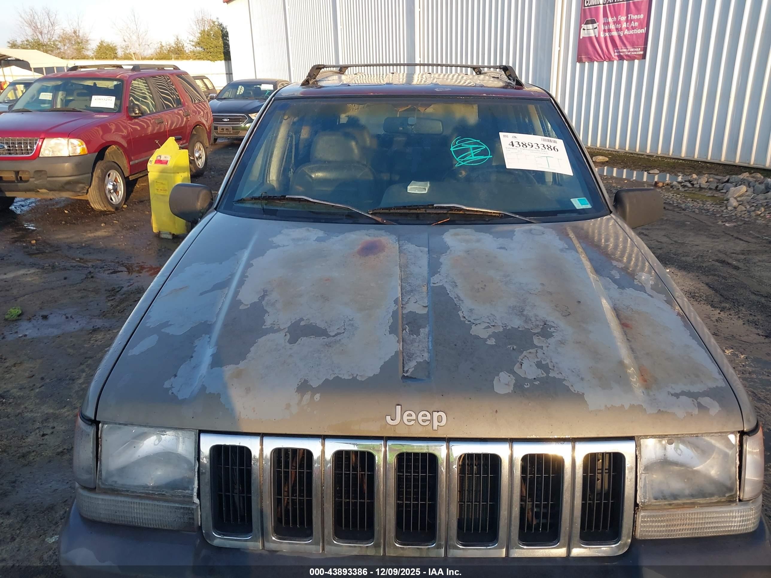 1996 Jeep Grand Cherokee Laredo Gold vin: 1J4GZ58S9TC320552