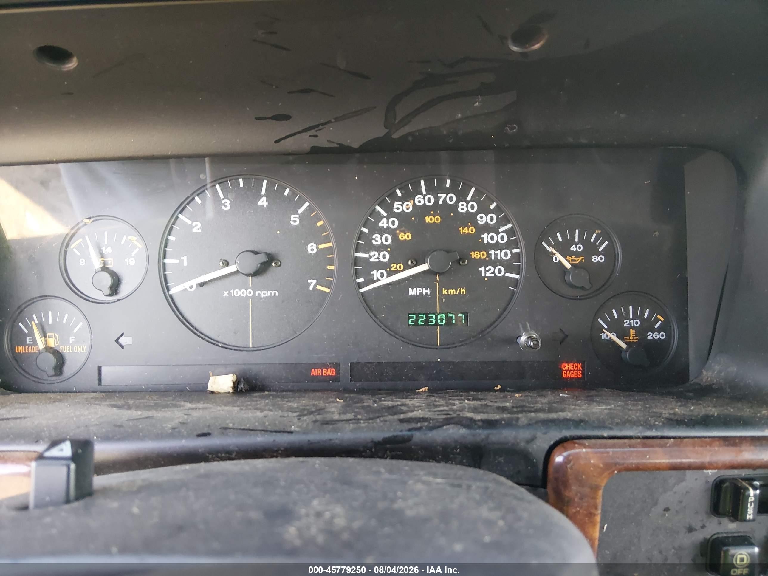 1996 Jeep Grand Cherokee Laredo Серый vin: 1J4GZ58S9TC370187