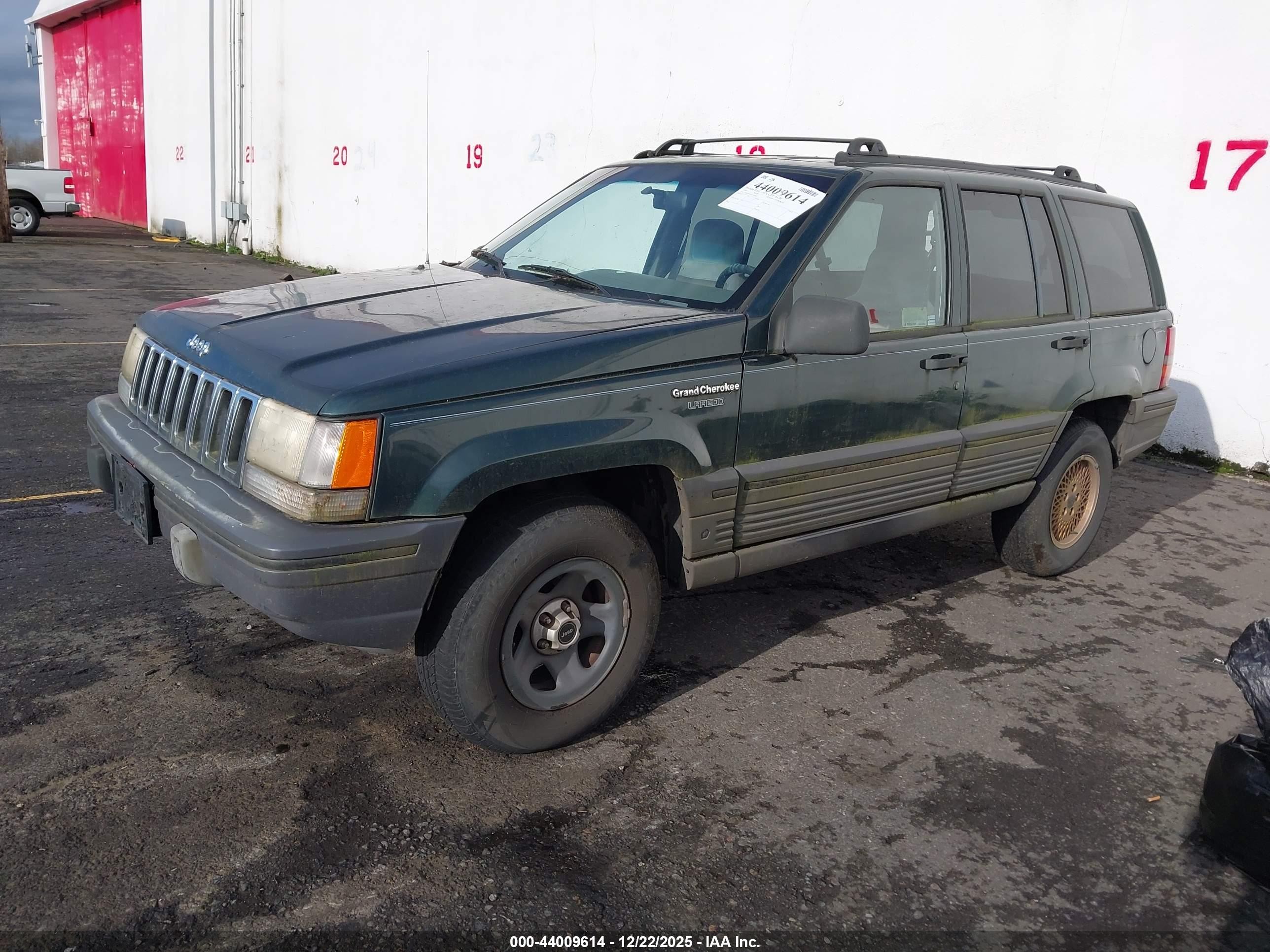 1995 Jeep Grand Cherokee Laredo Green vin: 1J4GZ58SXSC756082