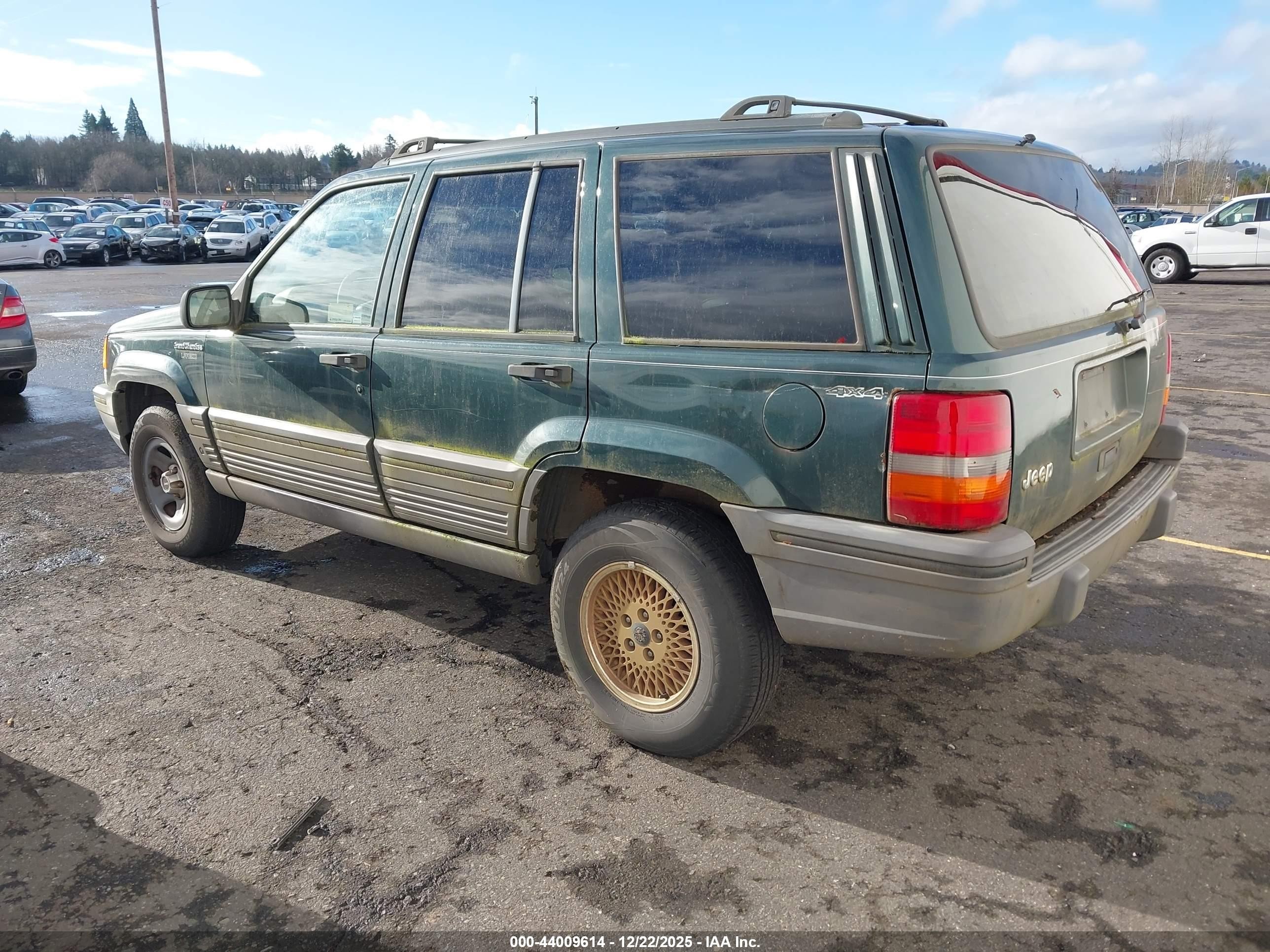 1995 Jeep Grand Cherokee Laredo Green vin: 1J4GZ58SXSC756082