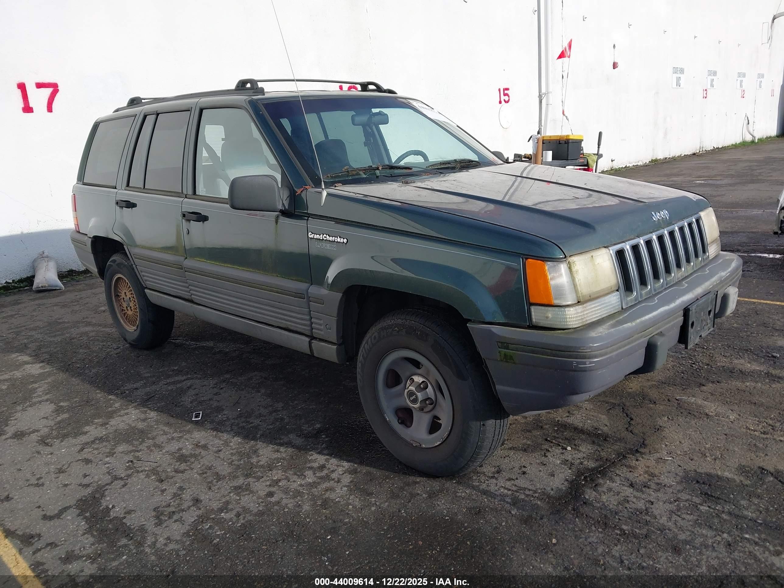 1995 Jeep Grand Cherokee Laredo Green vin: 1J4GZ58SXSC756082