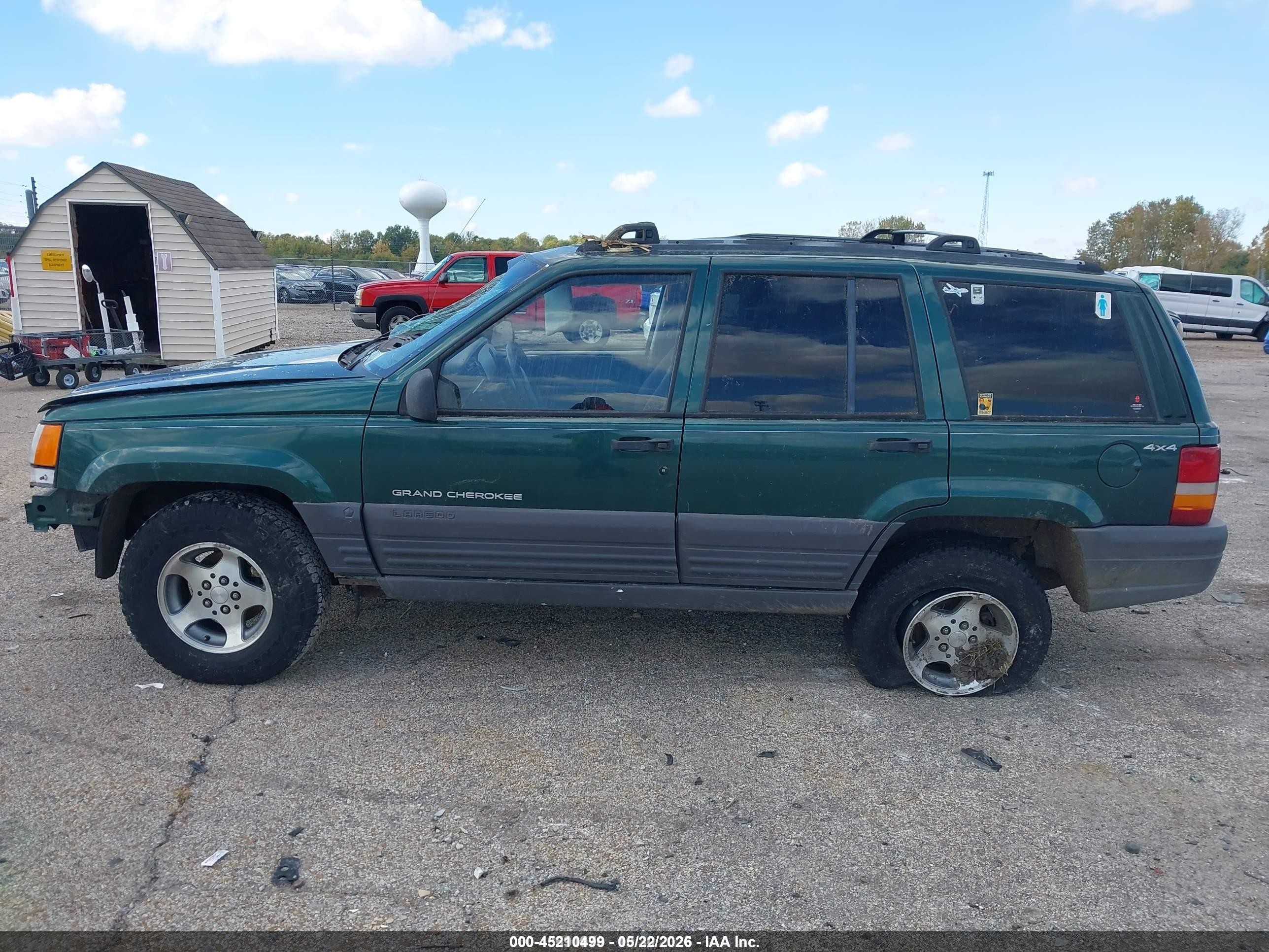 1996 Jeep Grand Cherokee Laredo Green vin: 1J4GZ58SXTC308250