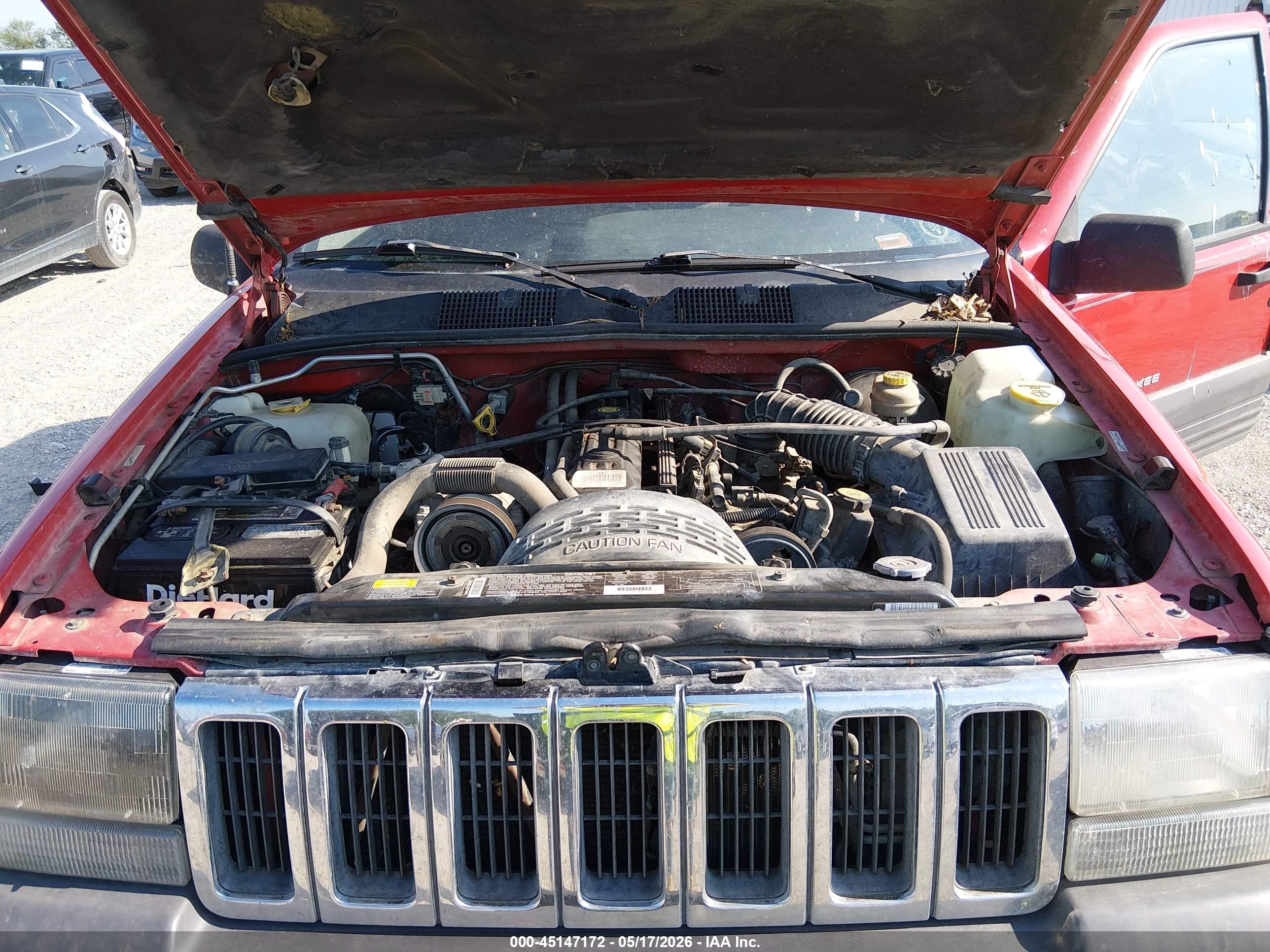 1997 Jeep Grand Cherokee Laredo/tsi Красный vin: 1J4GZ58SXVC582759