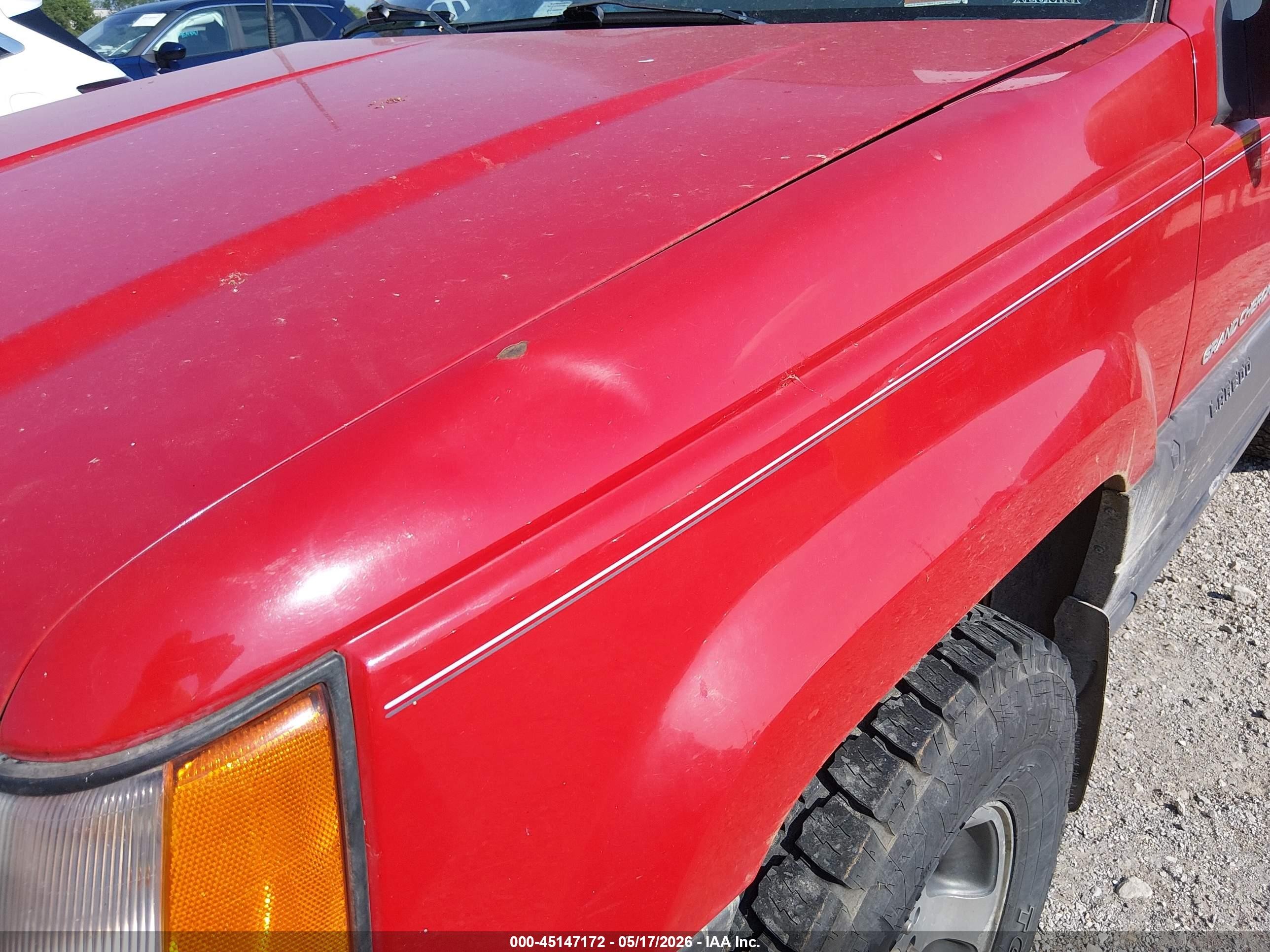 1997 Jeep Grand Cherokee Laredo/tsi Красный vin: 1J4GZ58SXVC582759