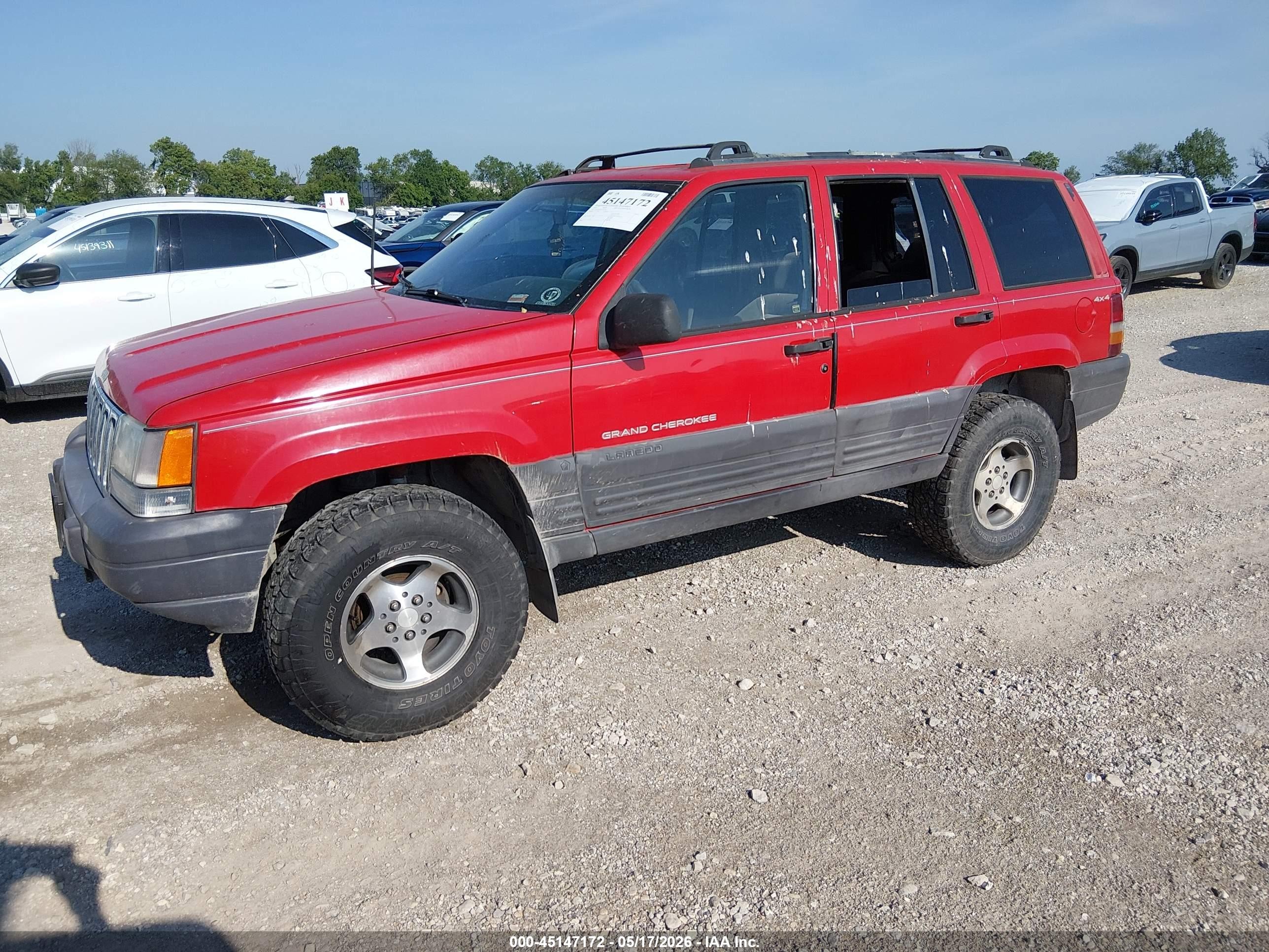 1997 Jeep Grand Cherokee Laredo/tsi Красный vin: 1J4GZ58SXVC582759