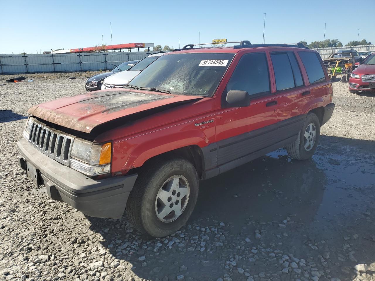 1994 Jeep Grand Cherokee Laredo Red vin: 1J4GZ58Y4RC240198