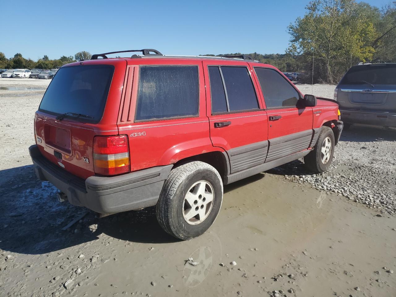 1994 Jeep Grand Cherokee Laredo Red vin: 1J4GZ58Y4RC240198