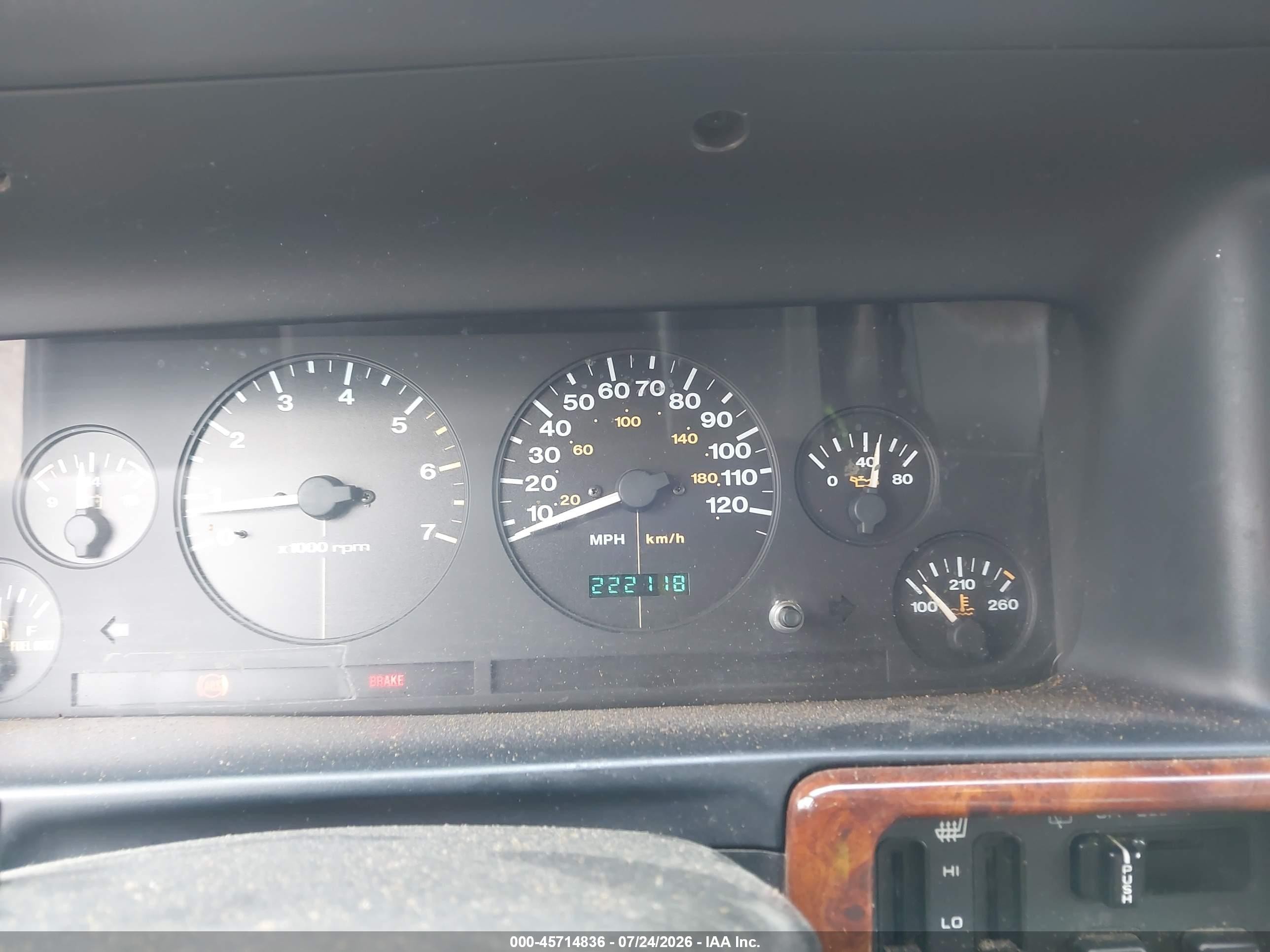 1998 Jeep Grand Cherokee Laredo Green vin: 1J4GZ58Y4WC192021