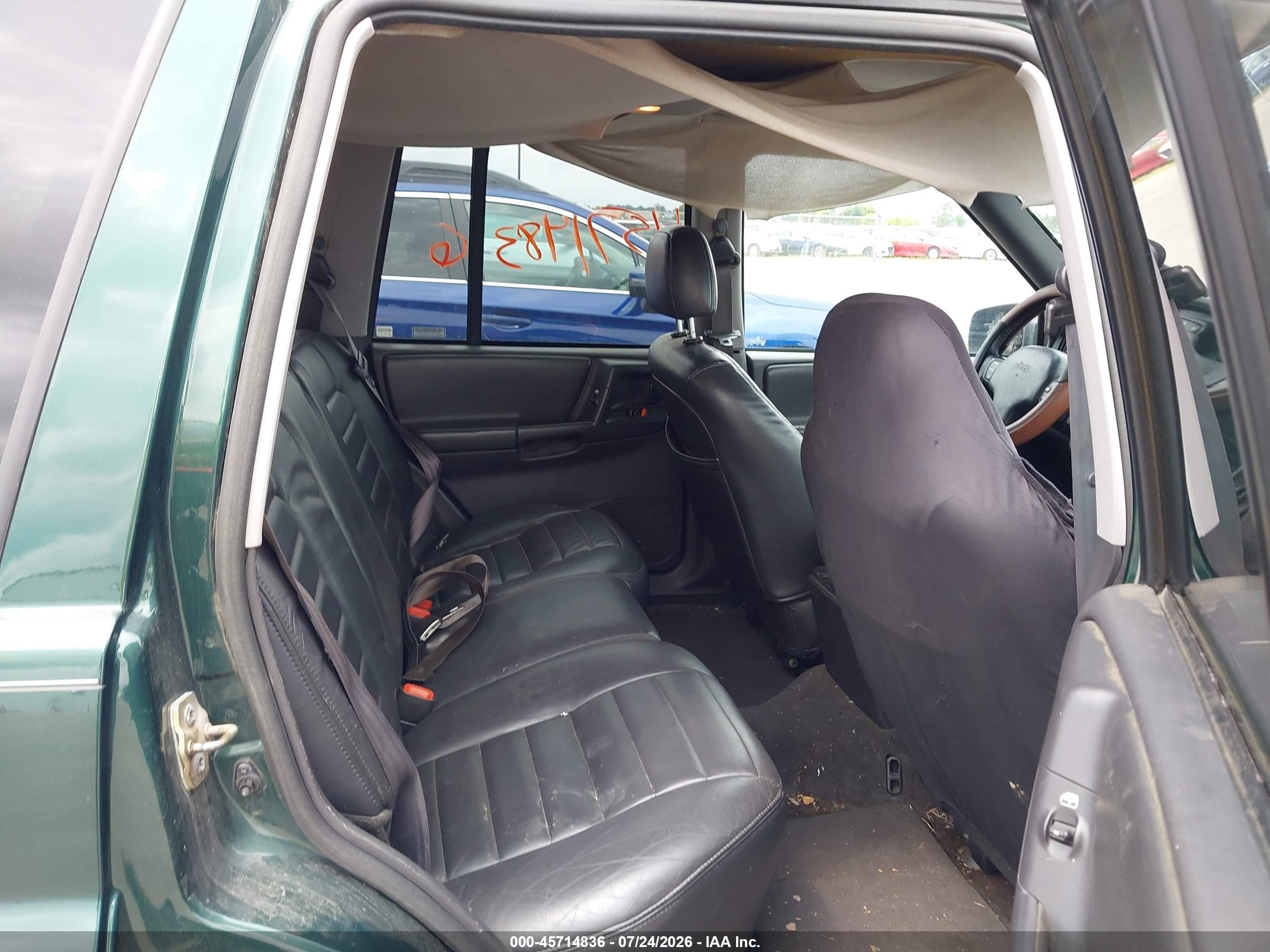 1998 Jeep Grand Cherokee Laredo Green vin: 1J4GZ58Y4WC192021