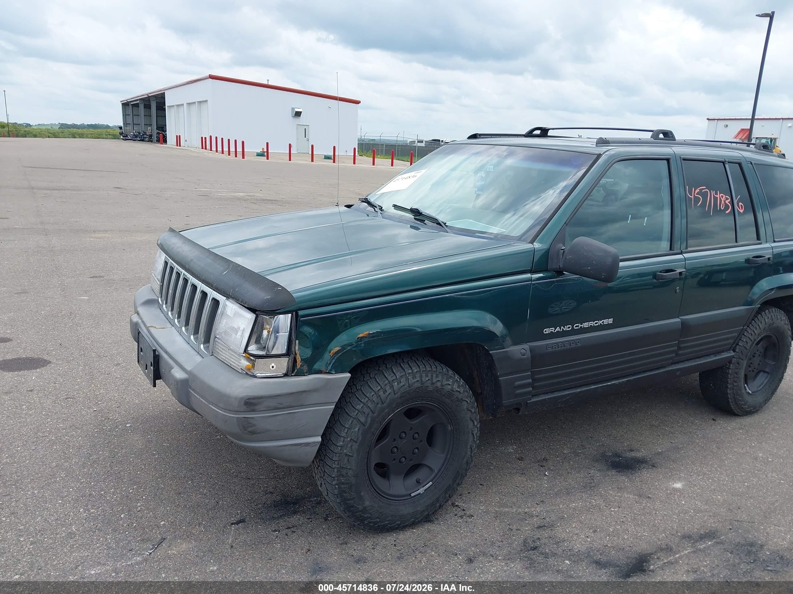 1998 Jeep Grand Cherokee Laredo Green vin: 1J4GZ58Y4WC192021