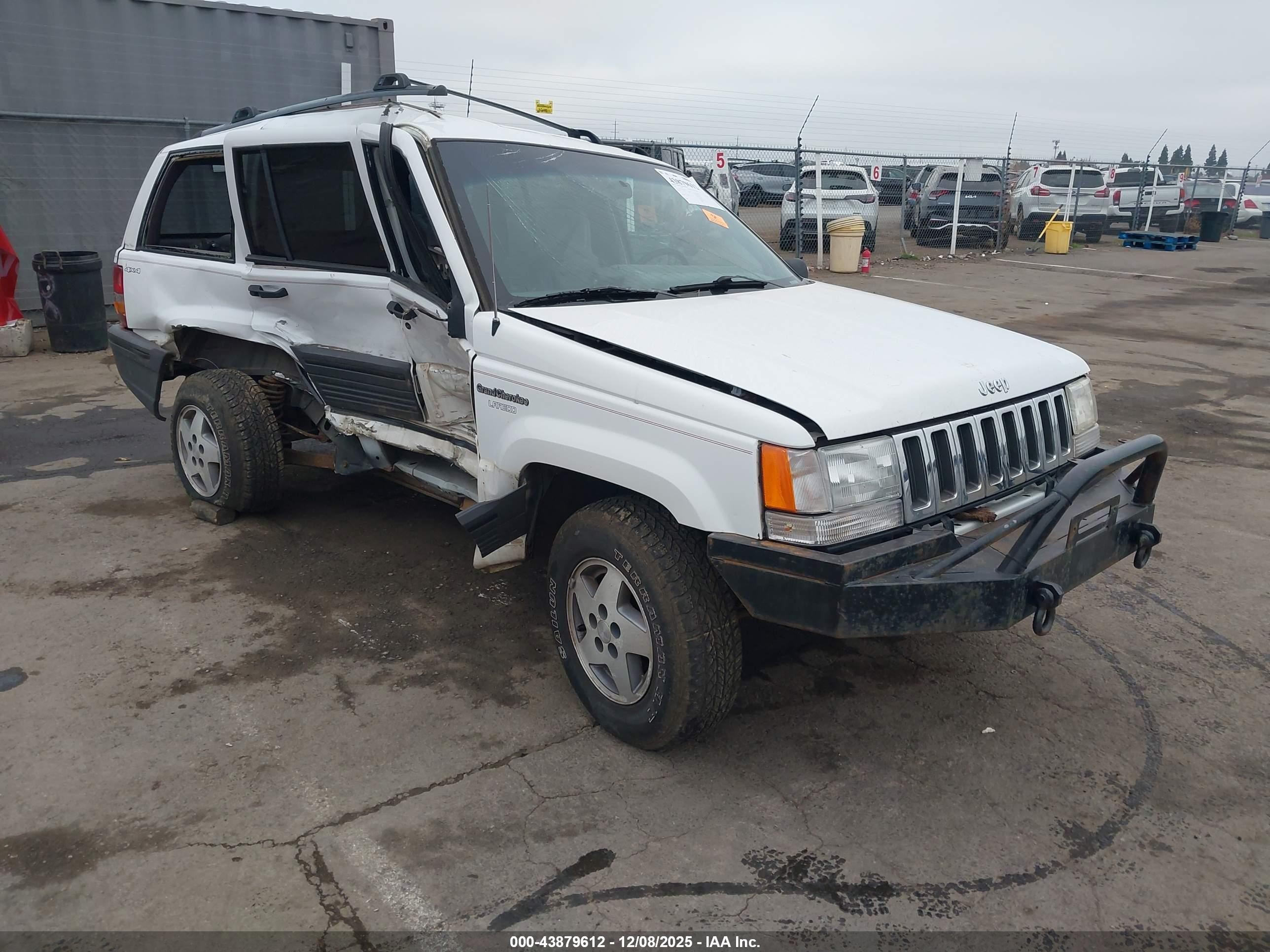 1995 Jeep Grand Cherokee Laredo White vin: 1J4GZ58Y5SC668786