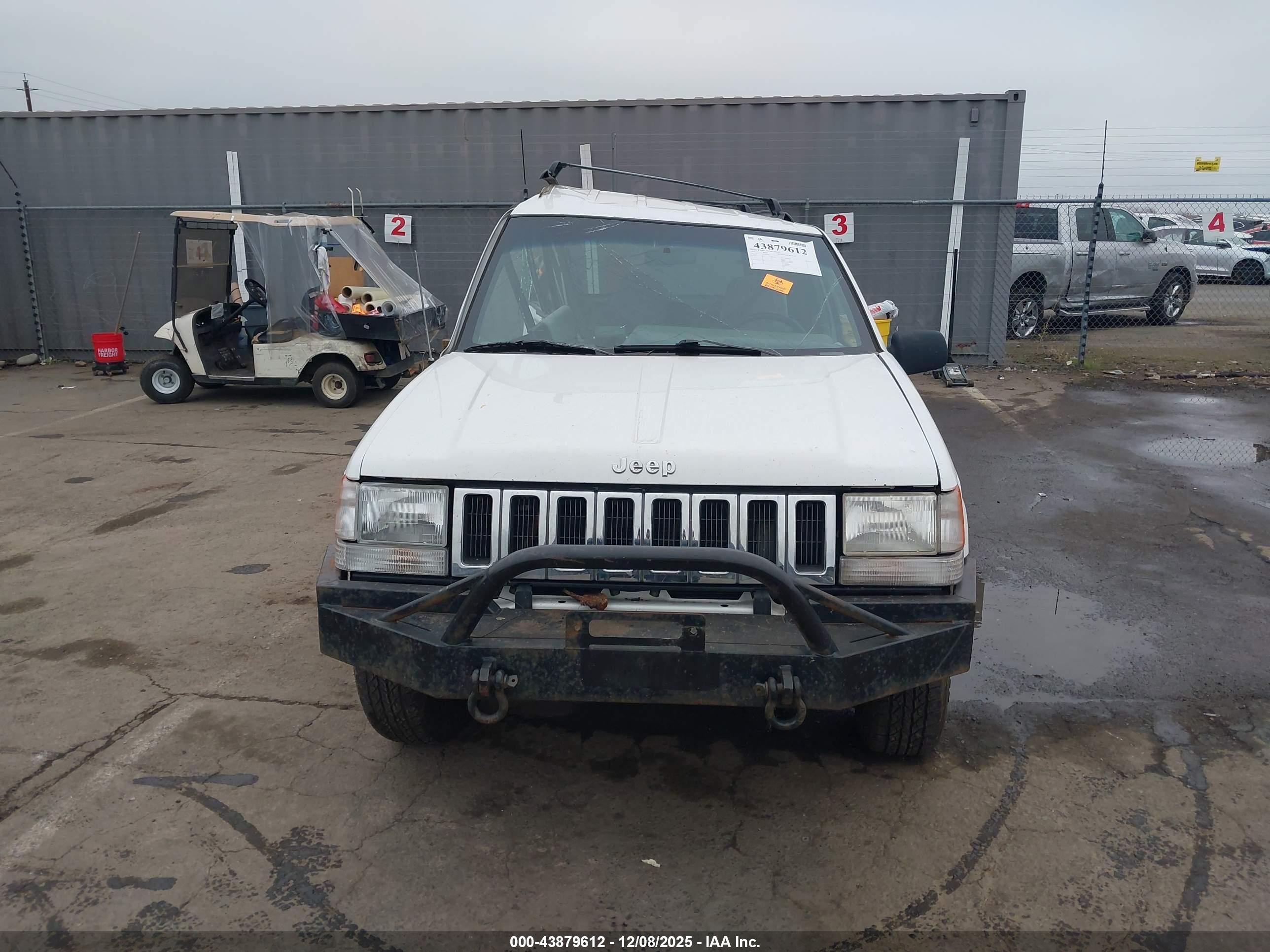 1995 Jeep Grand Cherokee Laredo White vin: 1J4GZ58Y5SC668786