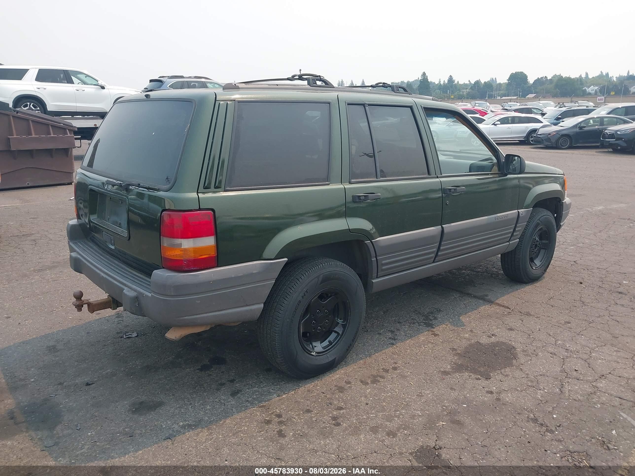 1996 Jeep Grand Cherokee Laredo Зеленый vin: 1J4GZ58Y5TC274254