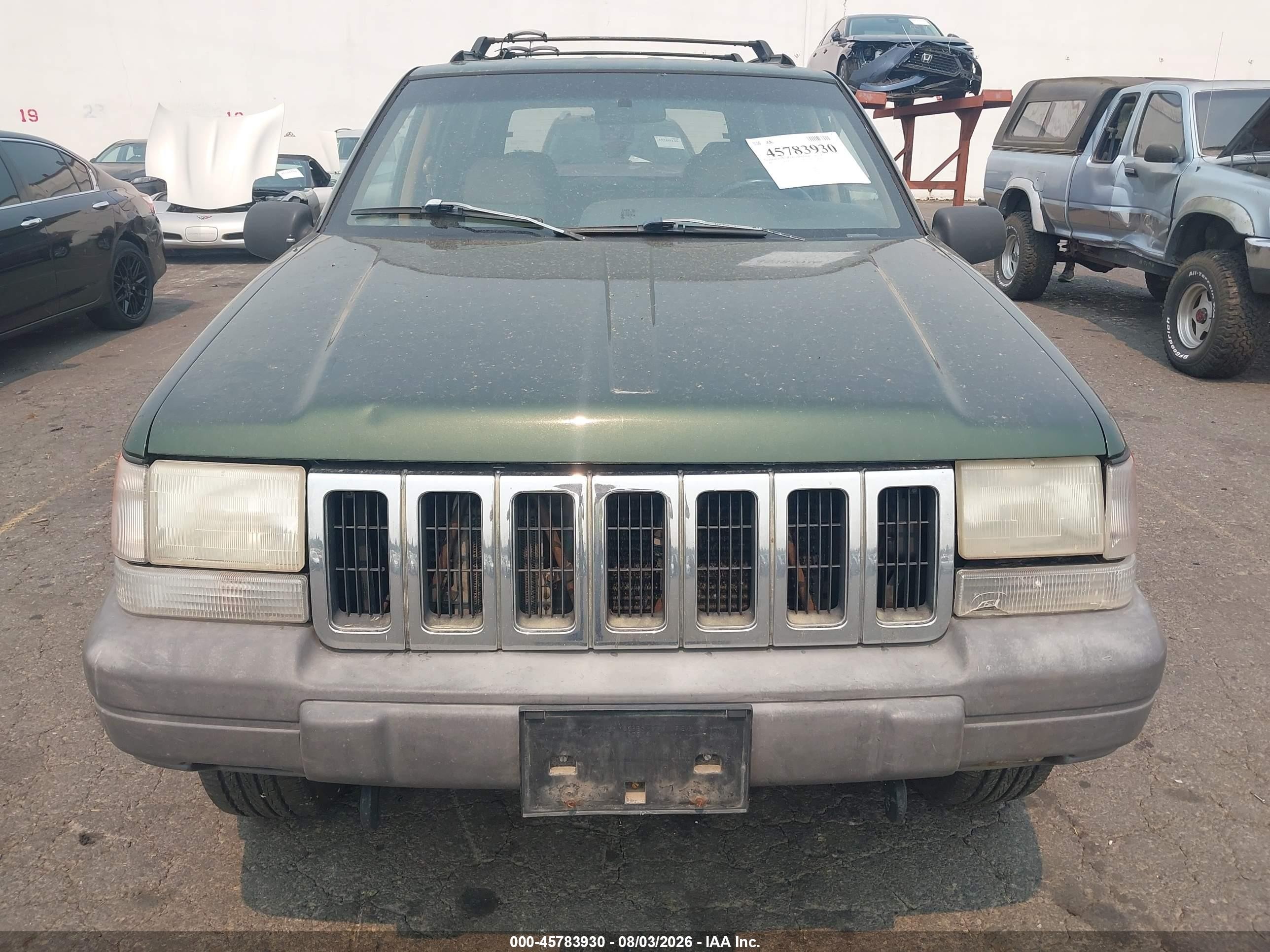 1996 Jeep Grand Cherokee Laredo Зеленый vin: 1J4GZ58Y5TC274254