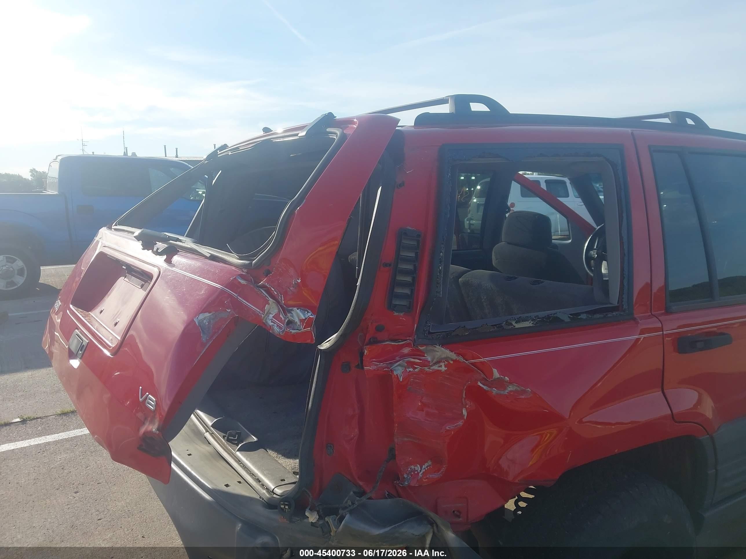 1996 Jeep Grand Cherokee Laredo Red vin: 1J4GZ58Y6TC329150