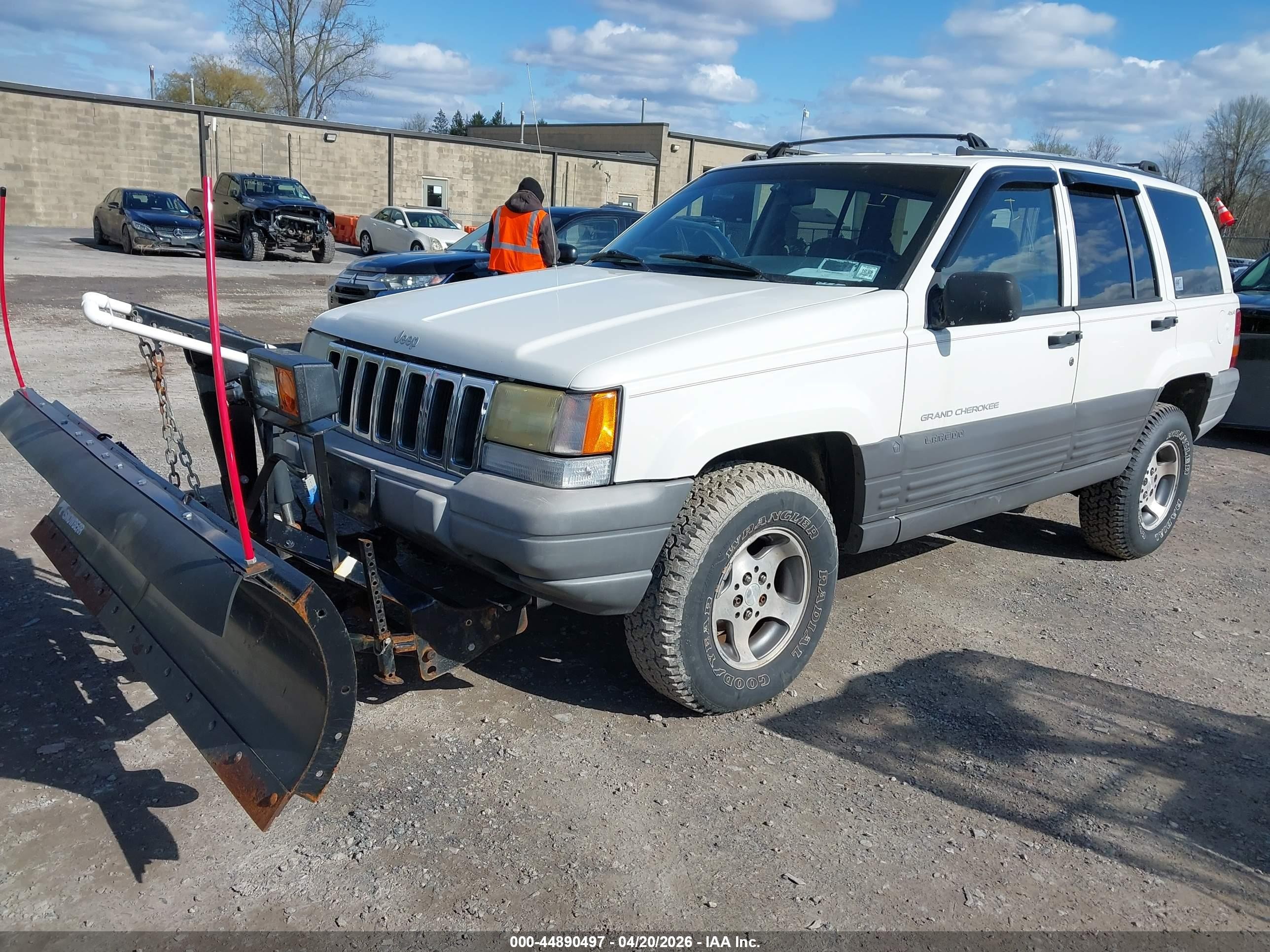 1996 Jeep Grand Cherokee Laredo White vin: 1J4GZ58YXTC284570