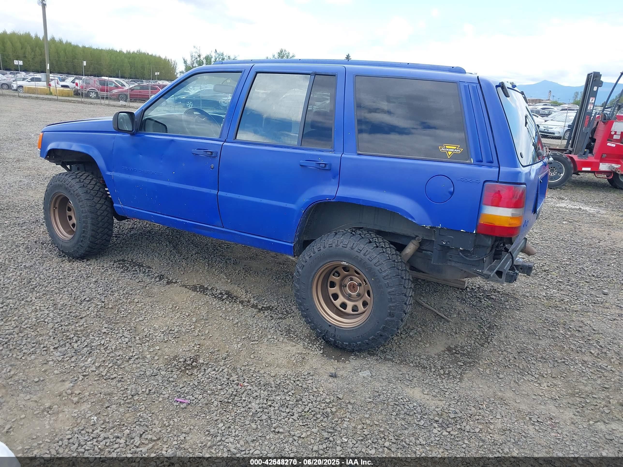 1996 Jeep Grand Cherokee Laredo Blue vin: 1J4GZ58YXTC329037