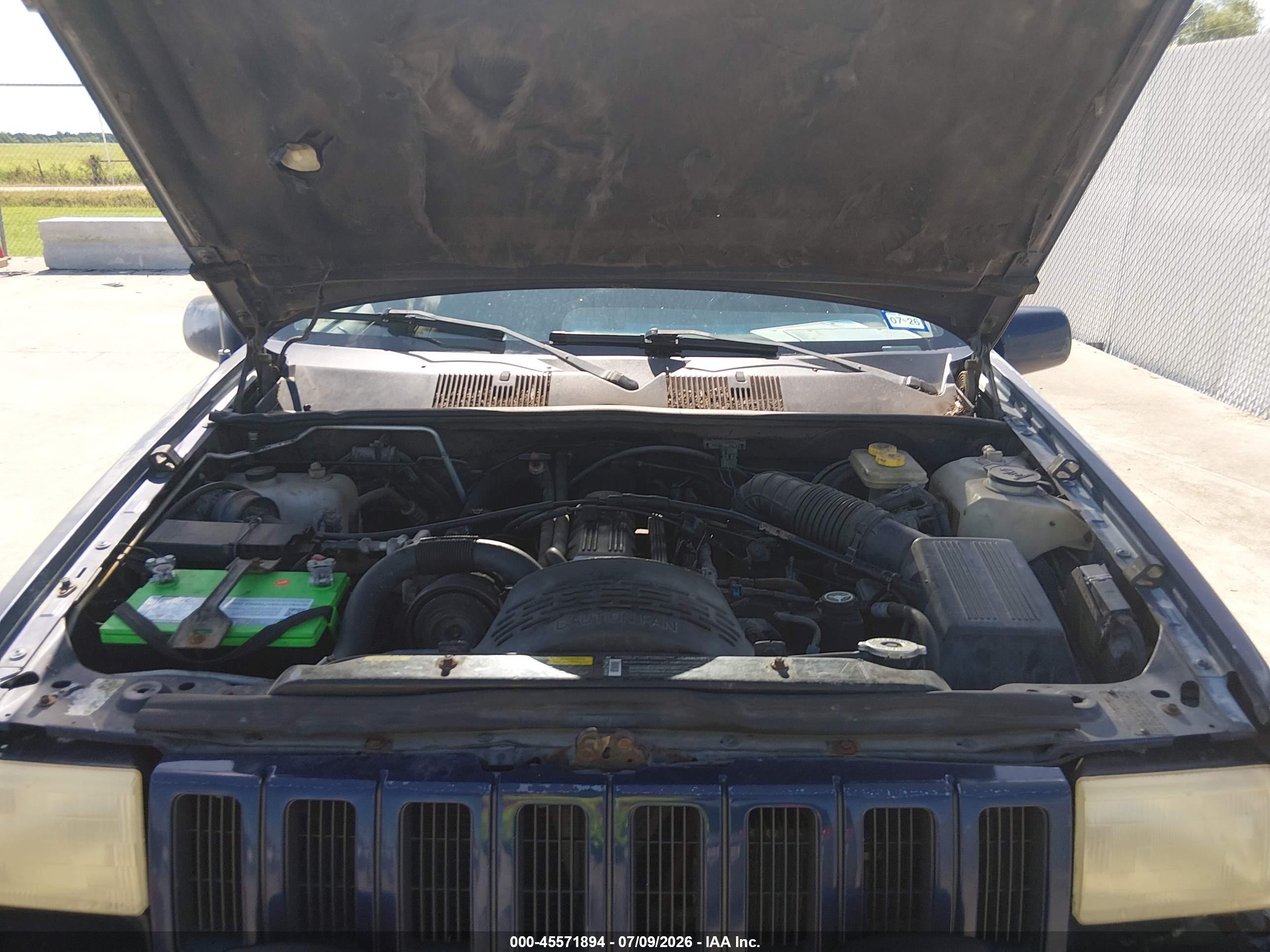 1993 Jeep Grand Cherokee Limited Blue vin: 1J4GZ78S4PC502371