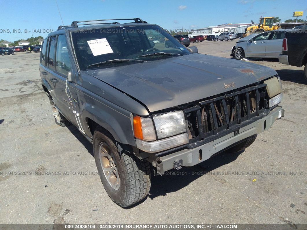 1996 Jeep Grand Cherokee Limited Gray vin: 1J4GZ78S5TC403665