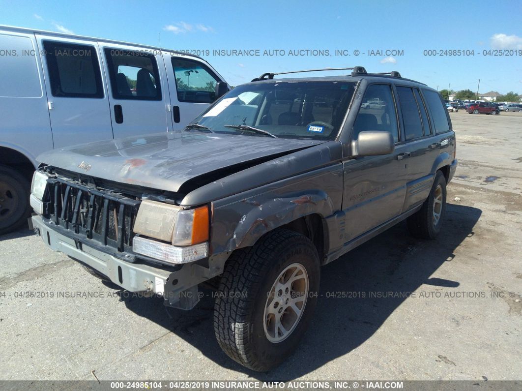 1996 Jeep Grand Cherokee Limited Gray vin: 1J4GZ78S5TC403665
