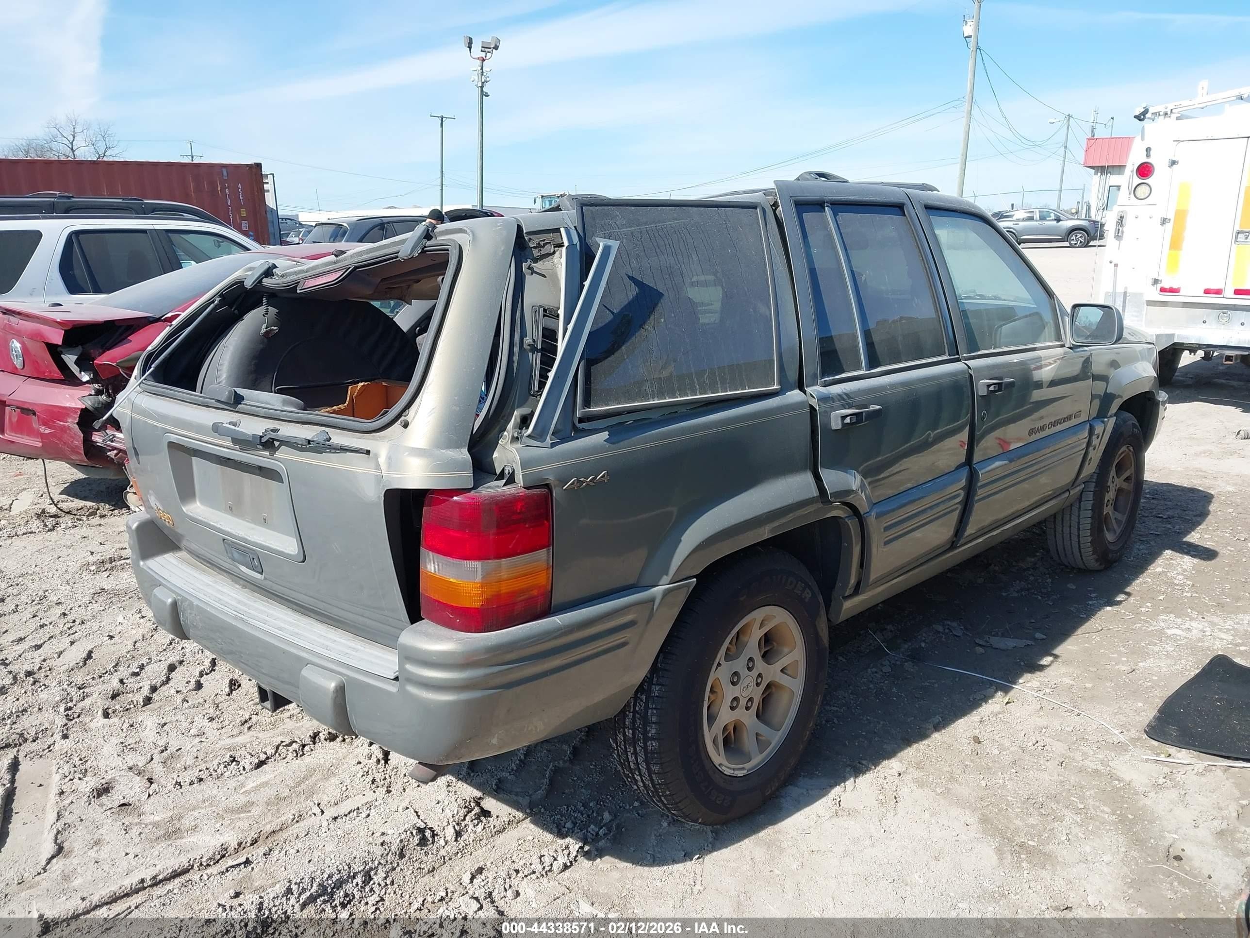 1997 Jeep Grand Cherokee Limited Brown vin: 1J4GZ78S5VC595690