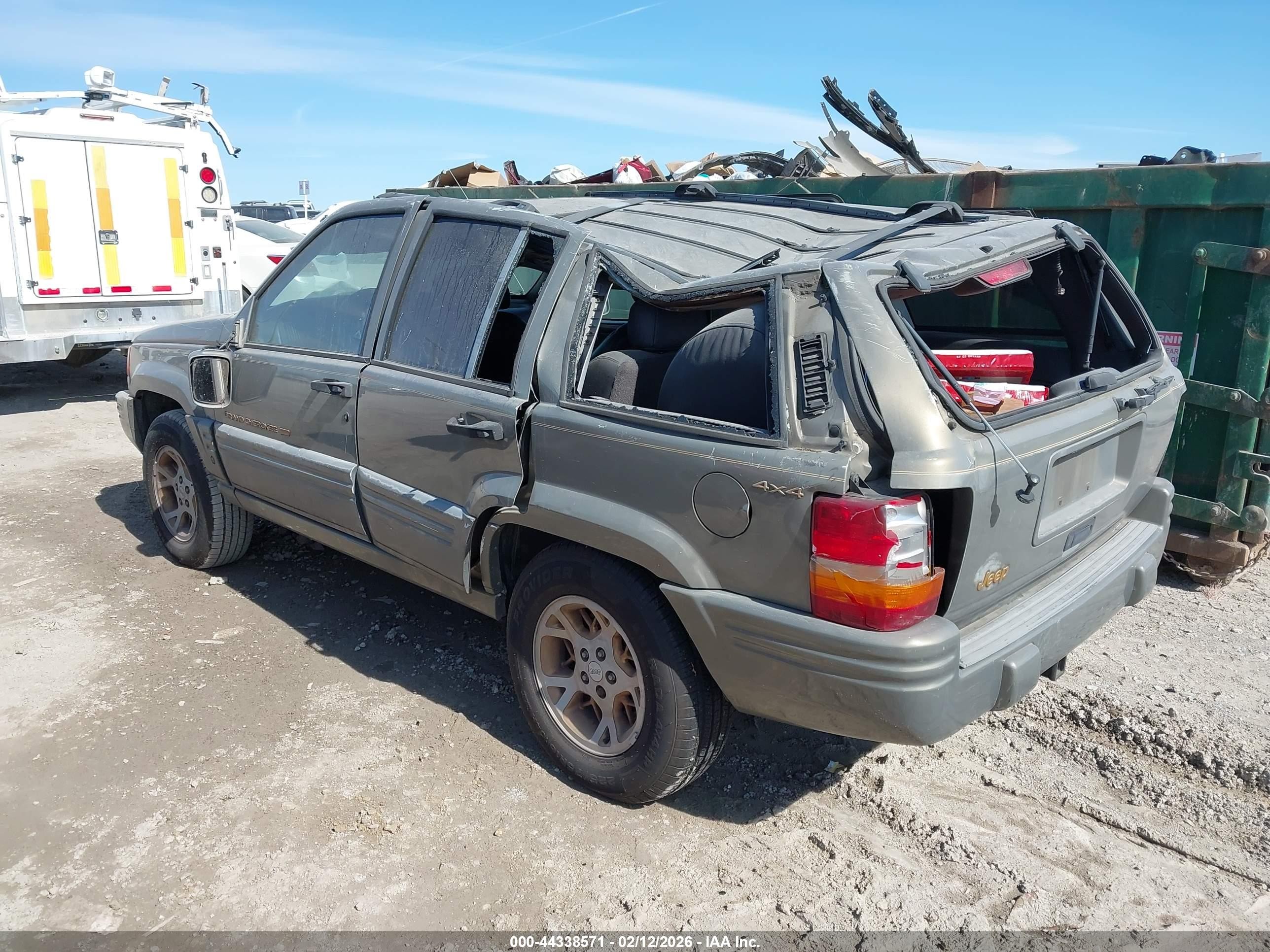 1997 Jeep Grand Cherokee Limited Brown vin: 1J4GZ78S5VC595690