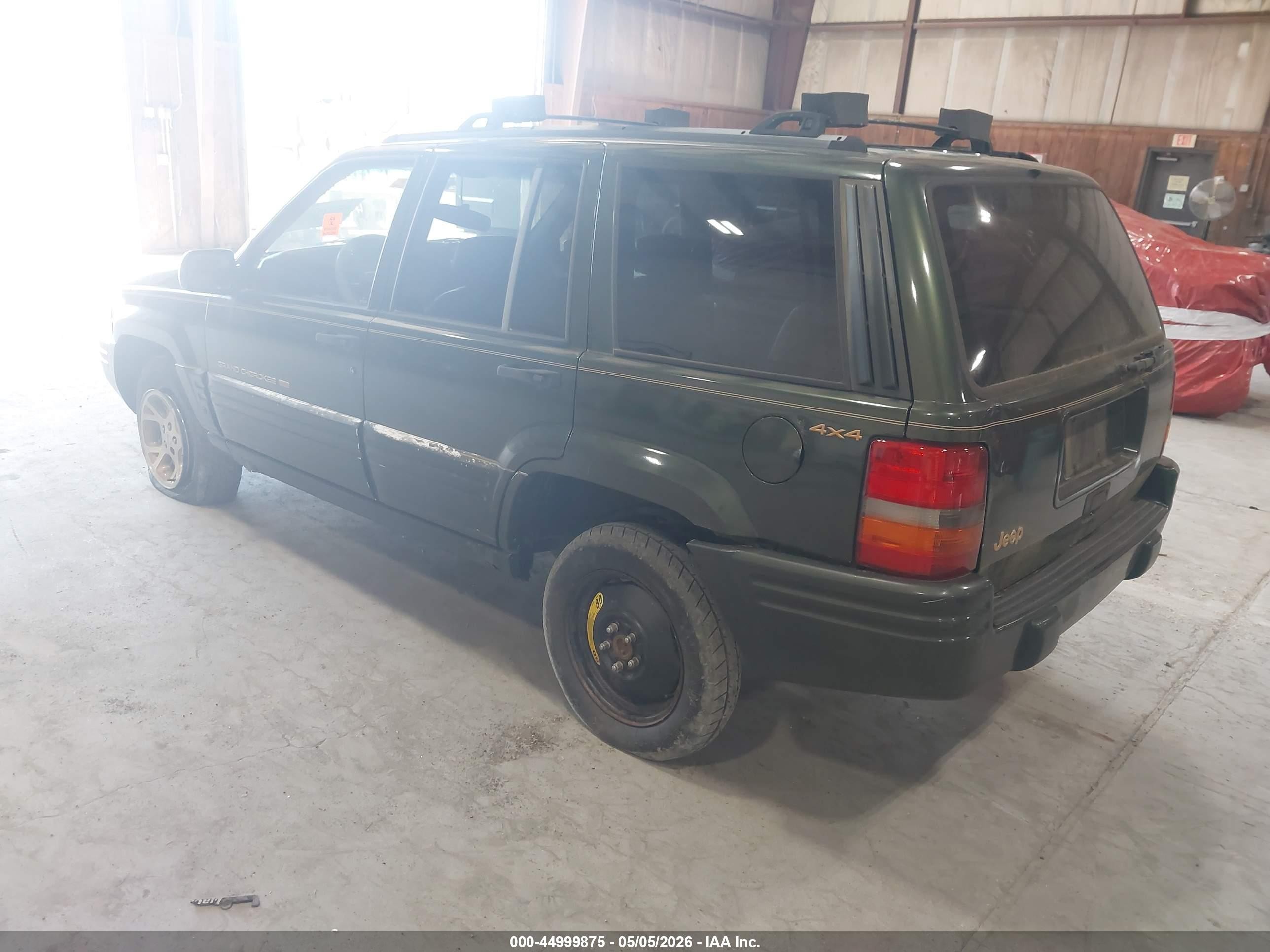 1996 Jeep Grand Cherokee Limited Зеленый vin: 1J4GZ78S6TC146001
