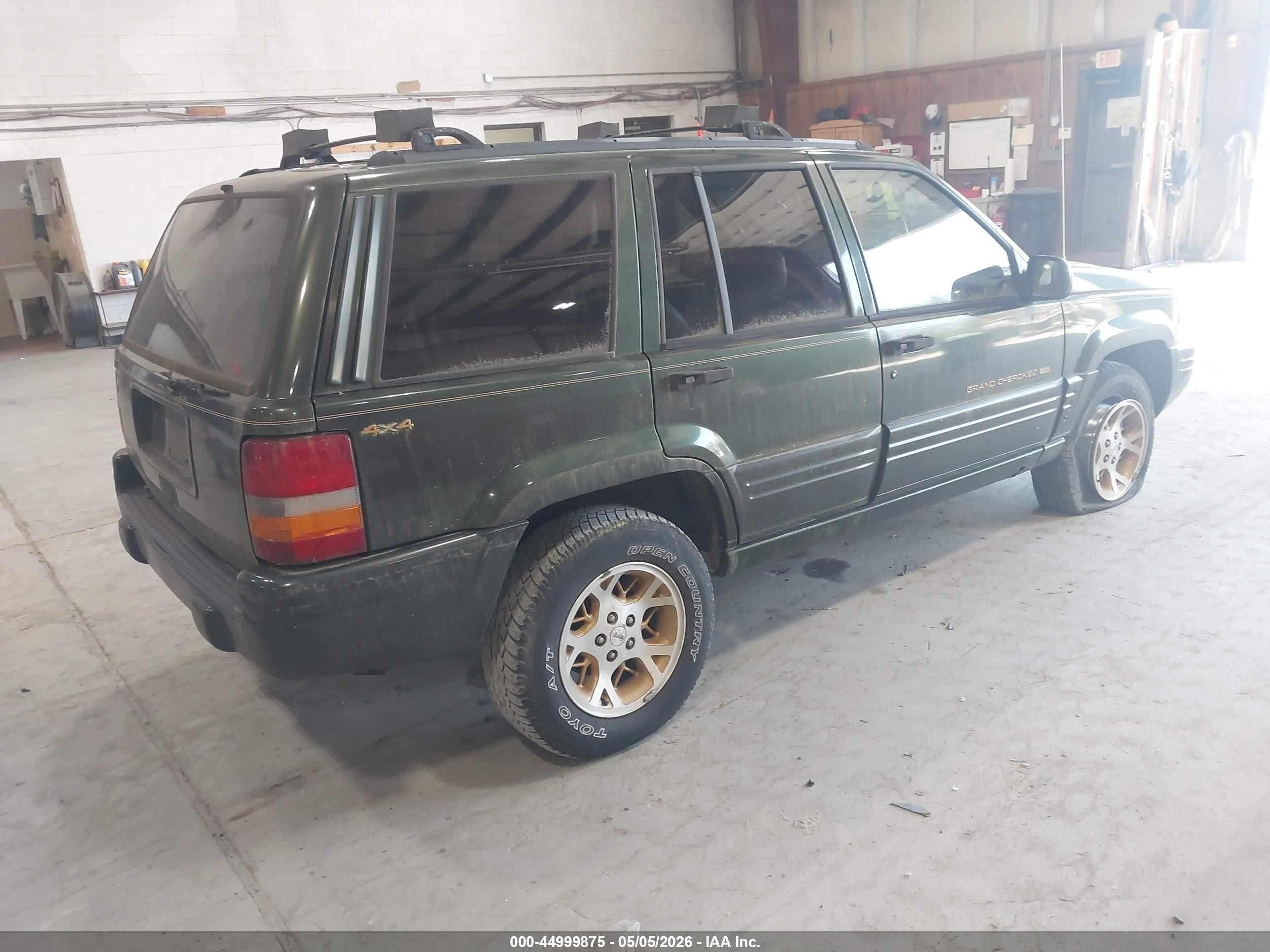 1996 Jeep Grand Cherokee Limited Зеленый vin: 1J4GZ78S6TC146001