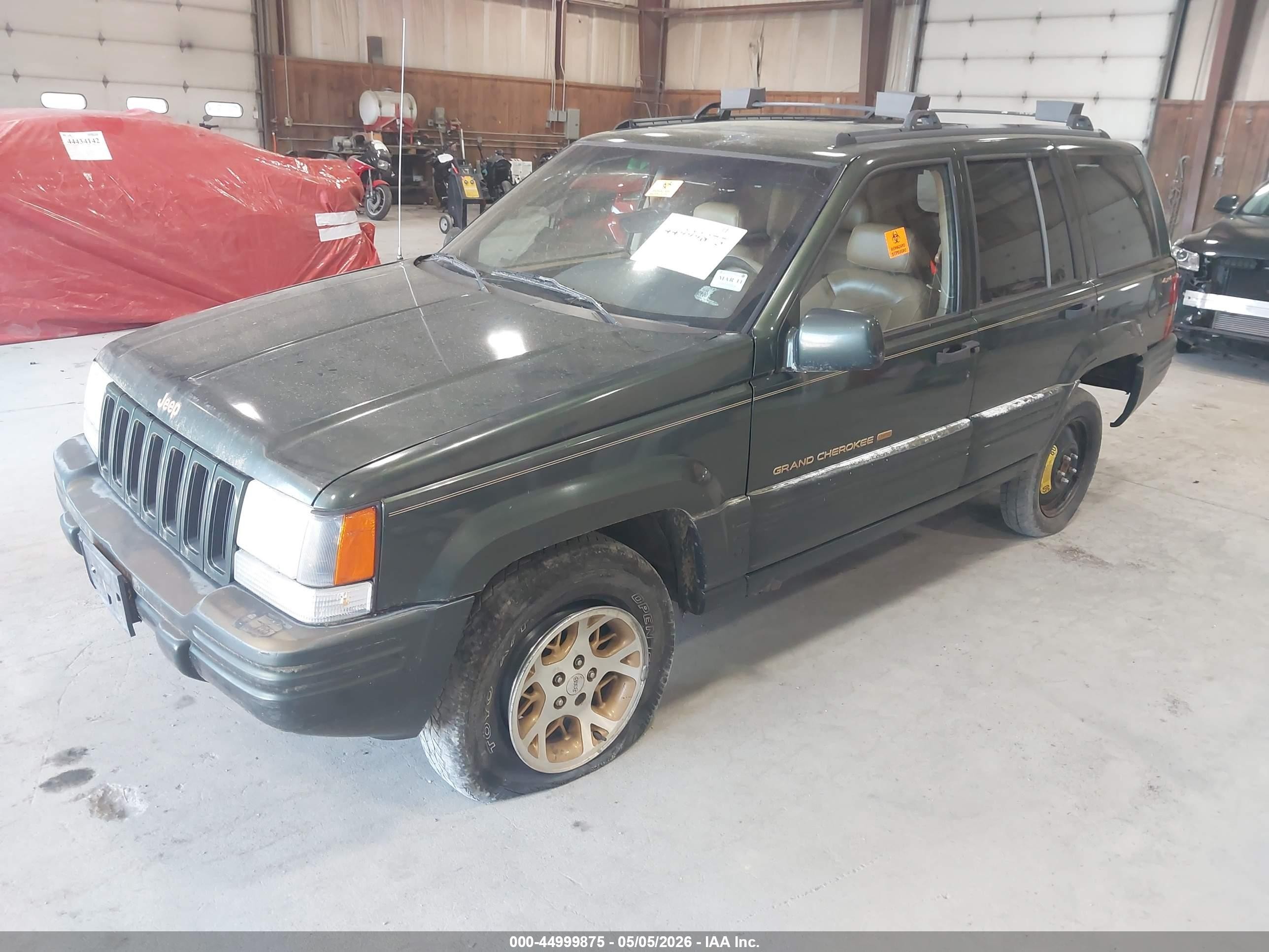 1996 Jeep Grand Cherokee Limited Зеленый vin: 1J4GZ78S6TC146001