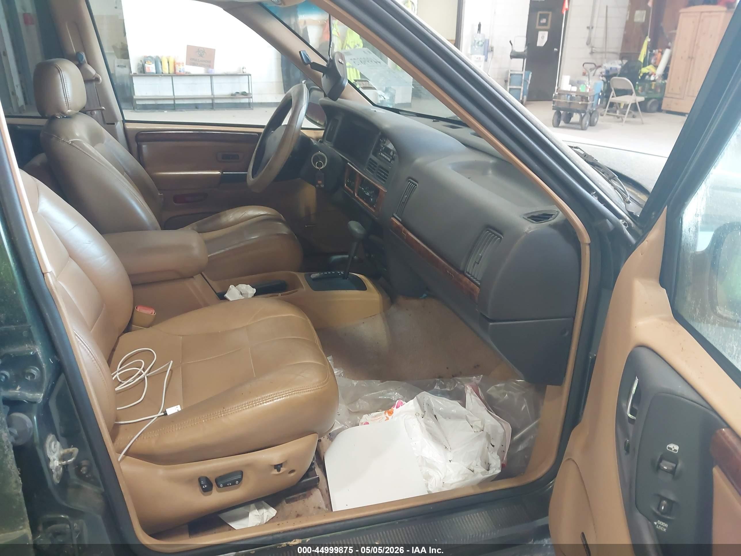 1996 Jeep Grand Cherokee Limited Зеленый vin: 1J4GZ78S6TC146001