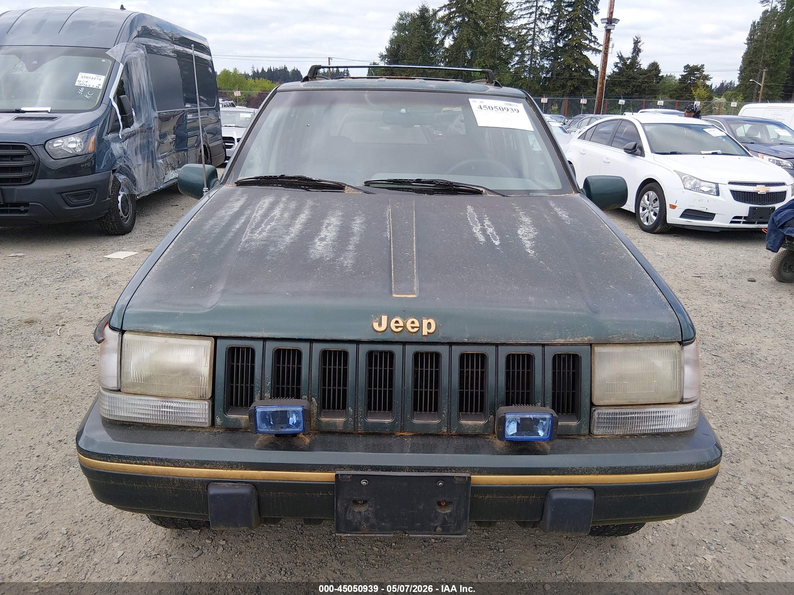 1994 Jeep Grand Cherokee Limited Зеленый vin: 1J4GZ78S7RC101383