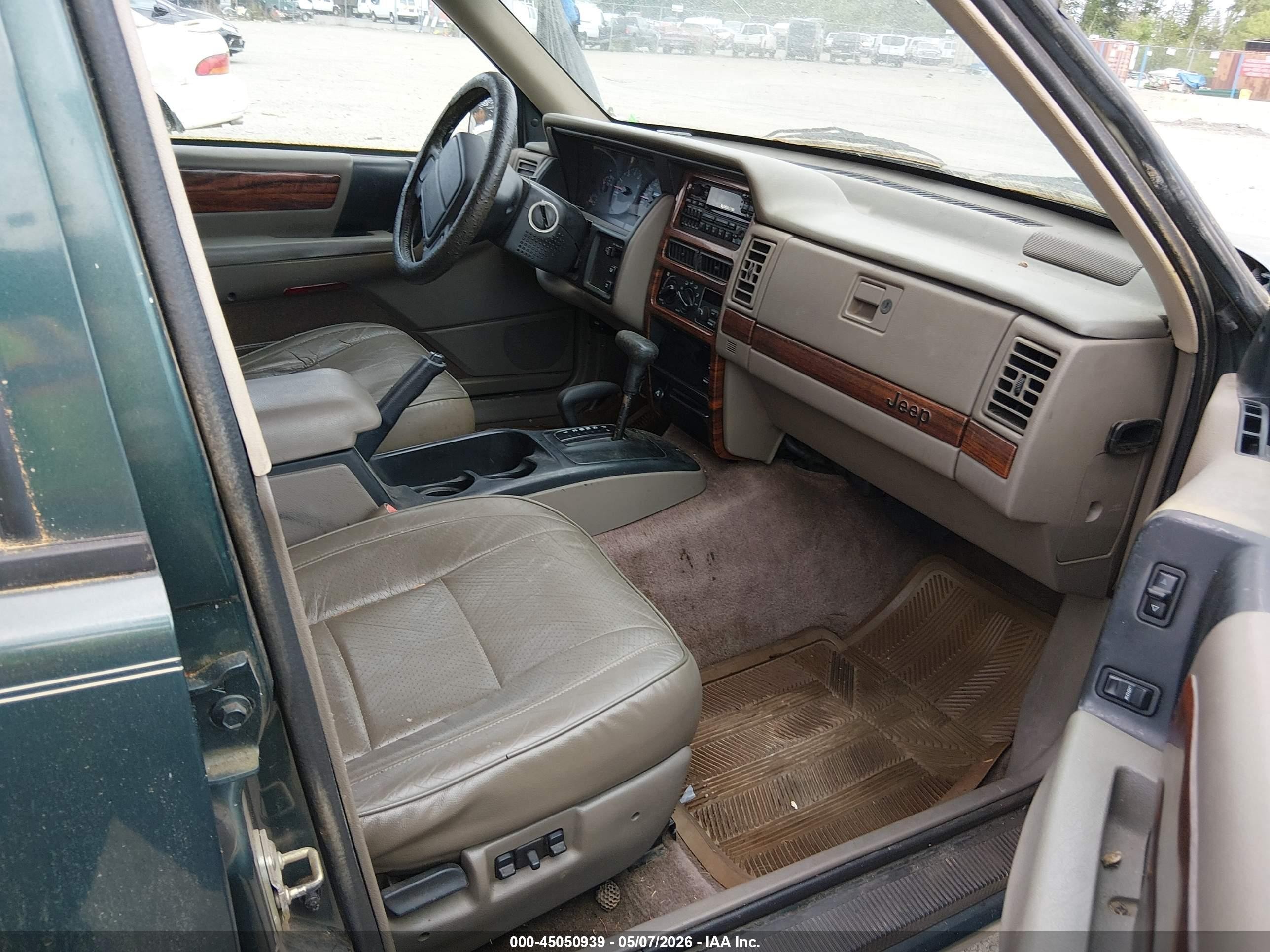 1994 Jeep Grand Cherokee Limited Зеленый vin: 1J4GZ78S7RC101383