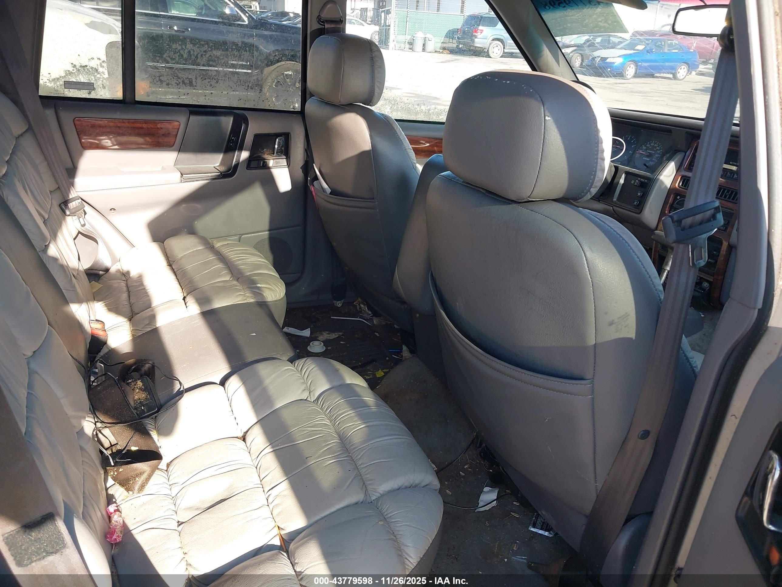 1995 Jeep Grand Cherokee Limited/orvis Silver vin: 1J4GZ78S8SC575493