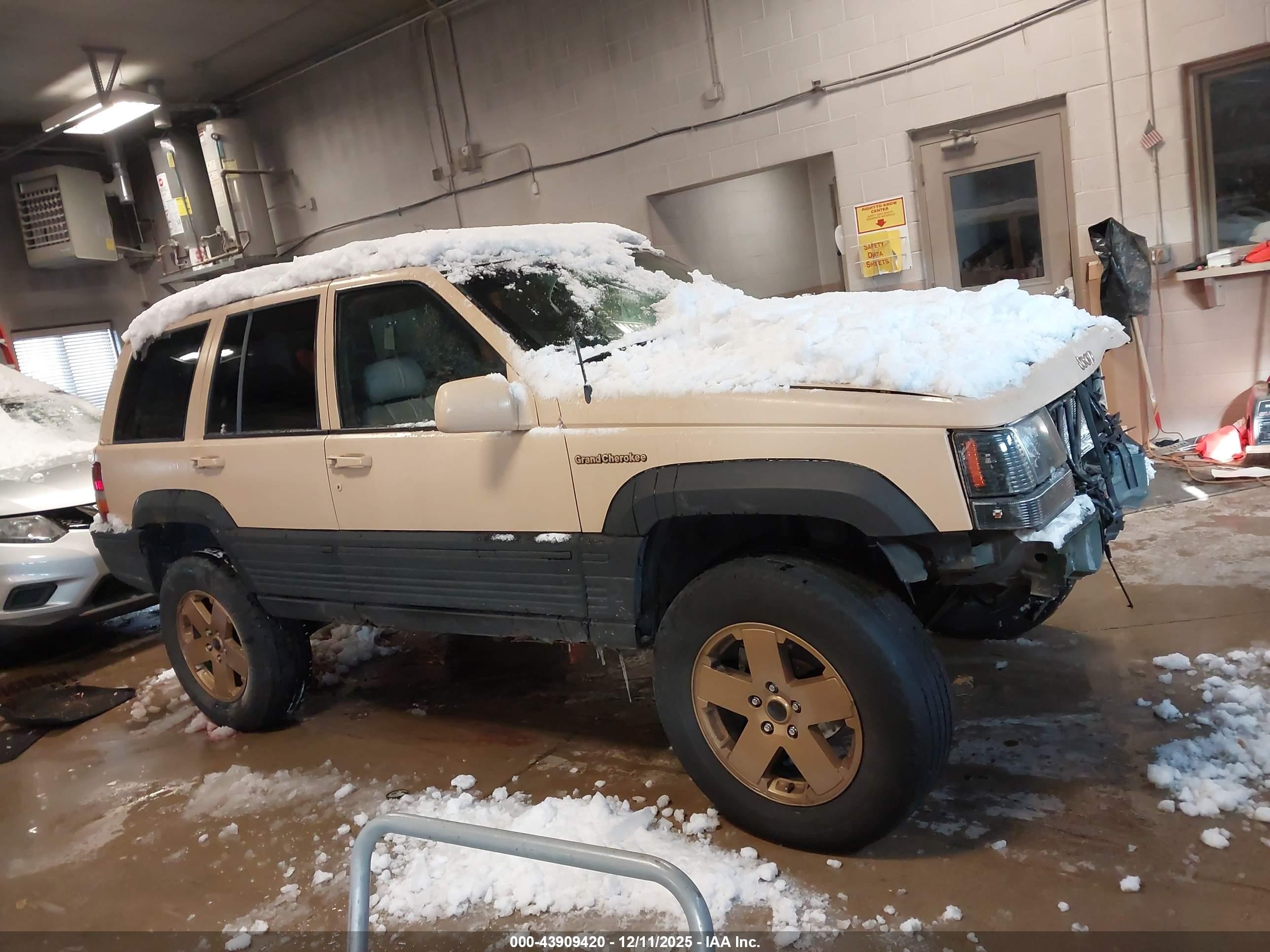 1995 Jeep Grand Cherokee Limited/orvis Tan vin: 1J4GZ78Y0SC783629